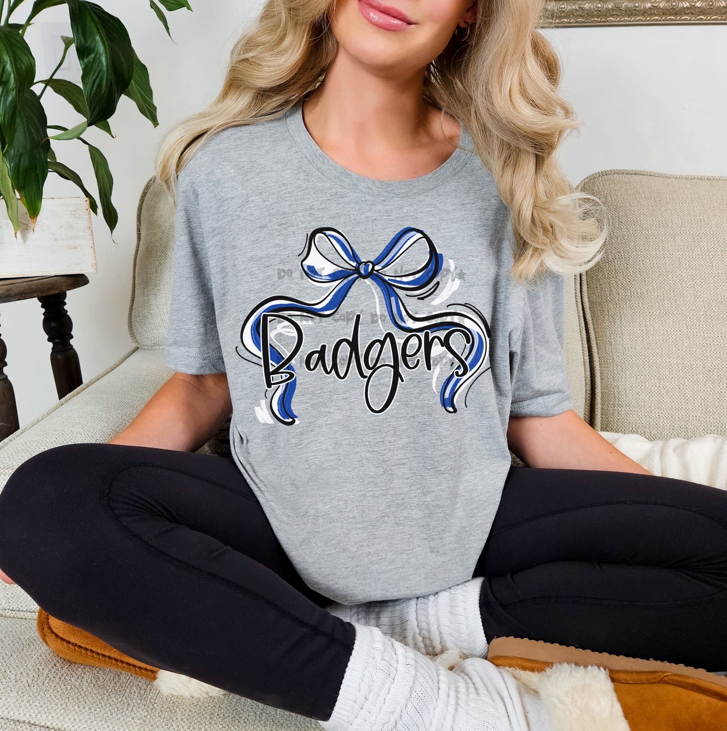 Ribbon Sports Bow Custom -DTF or UV