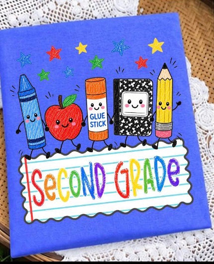 School Supply Grades -Second-DTF&UV