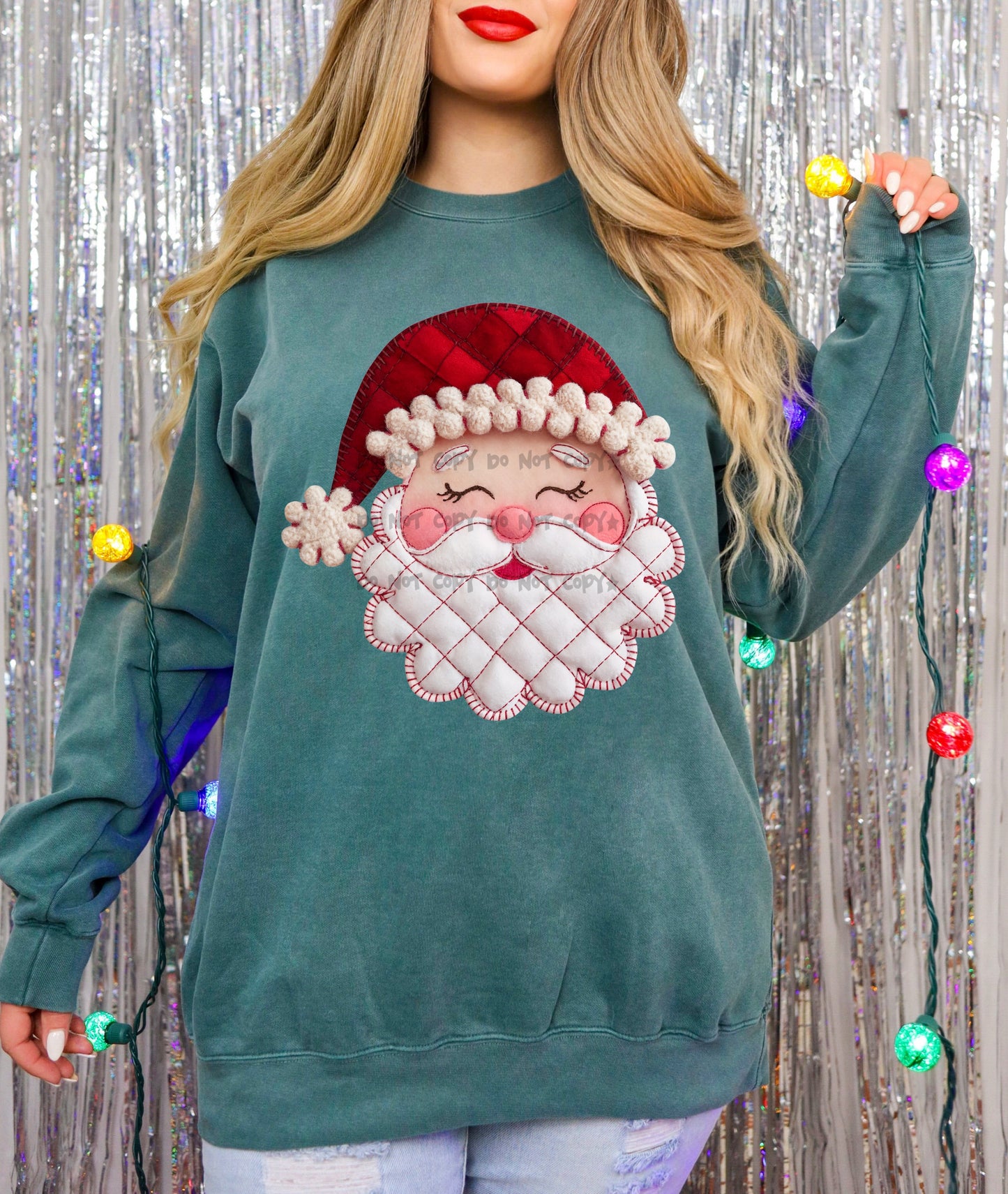 Quilted Santa -DTF&UV