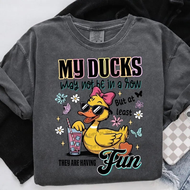 My ducks may not be in a row but at least they are having fun - DTF&UV