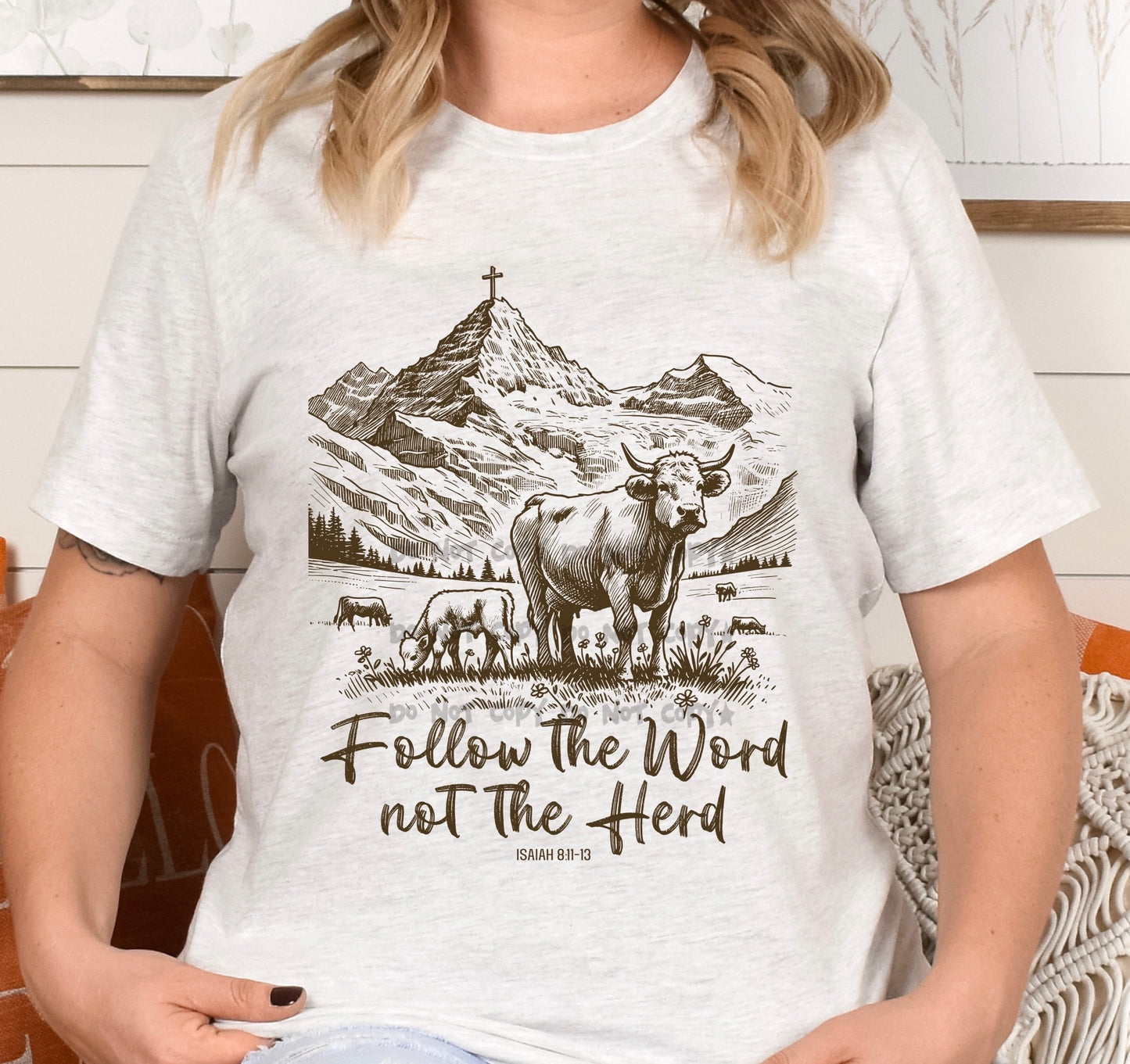Follow the word not the herd-DTF