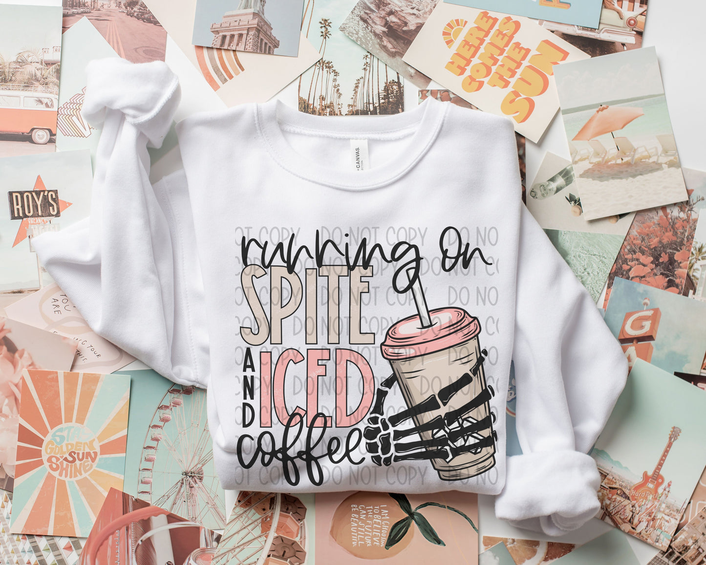 Running On Spite Iced Coffee - DTF