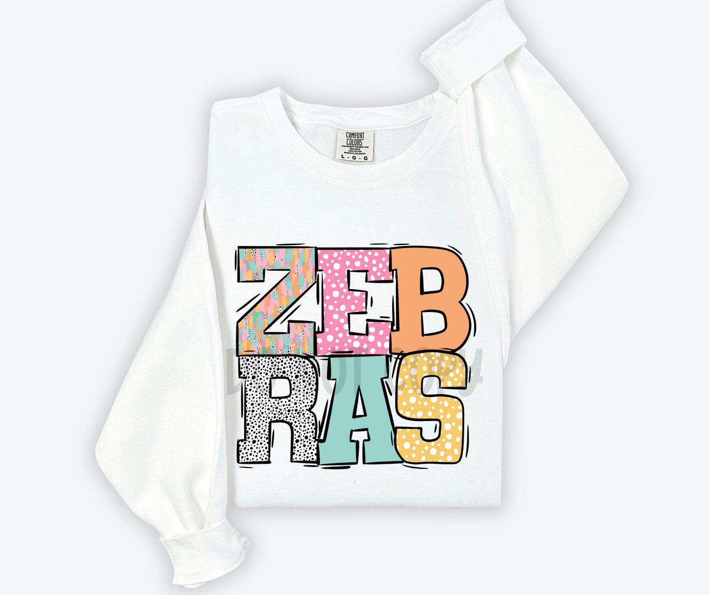 Pastel Stroke Varsity Mascots (ALL Mascots in this listing Dropdown)-DTF