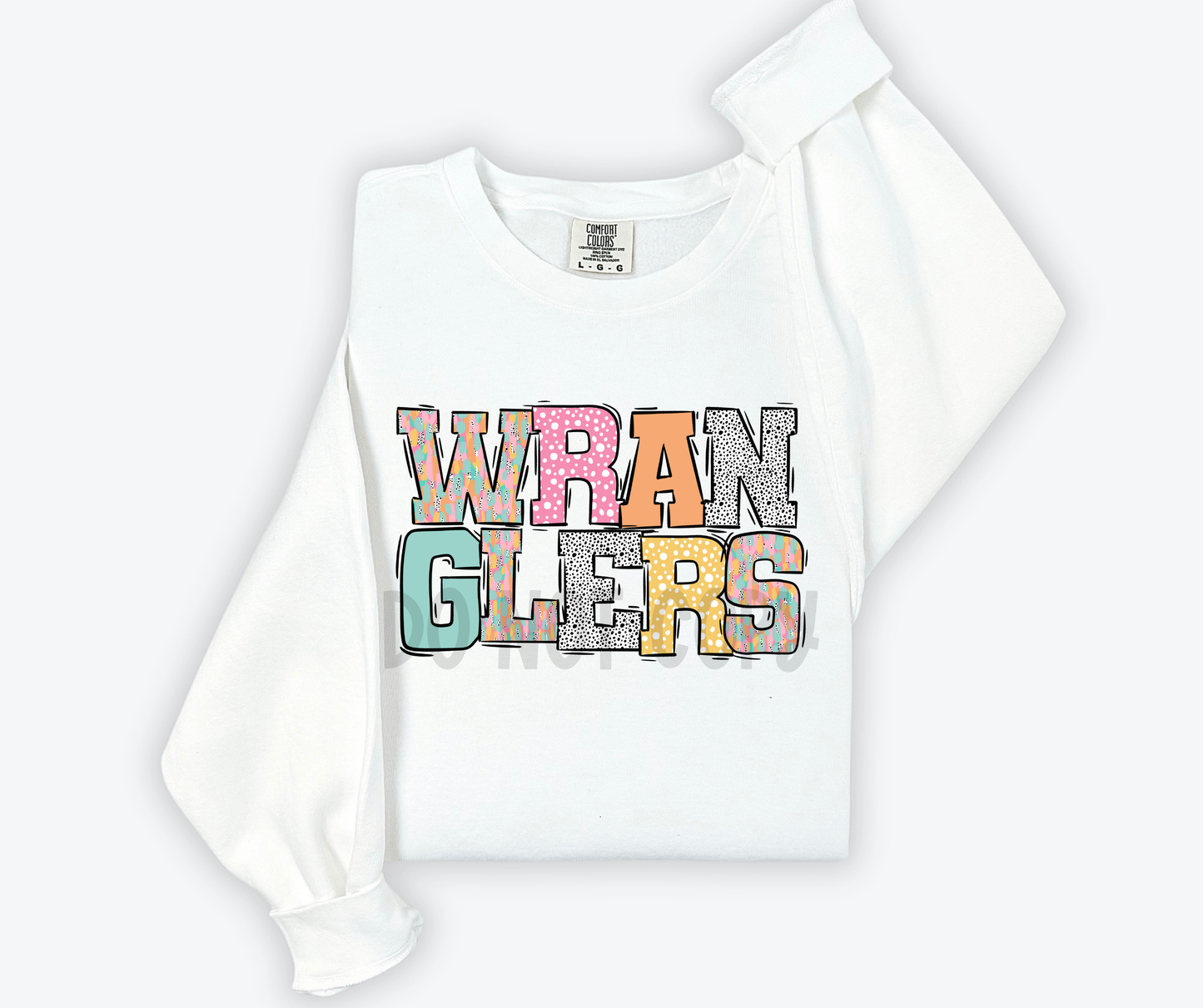 Pastel Stroke Varsity Mascots (ALL Mascots in this listing Dropdown)-DTF