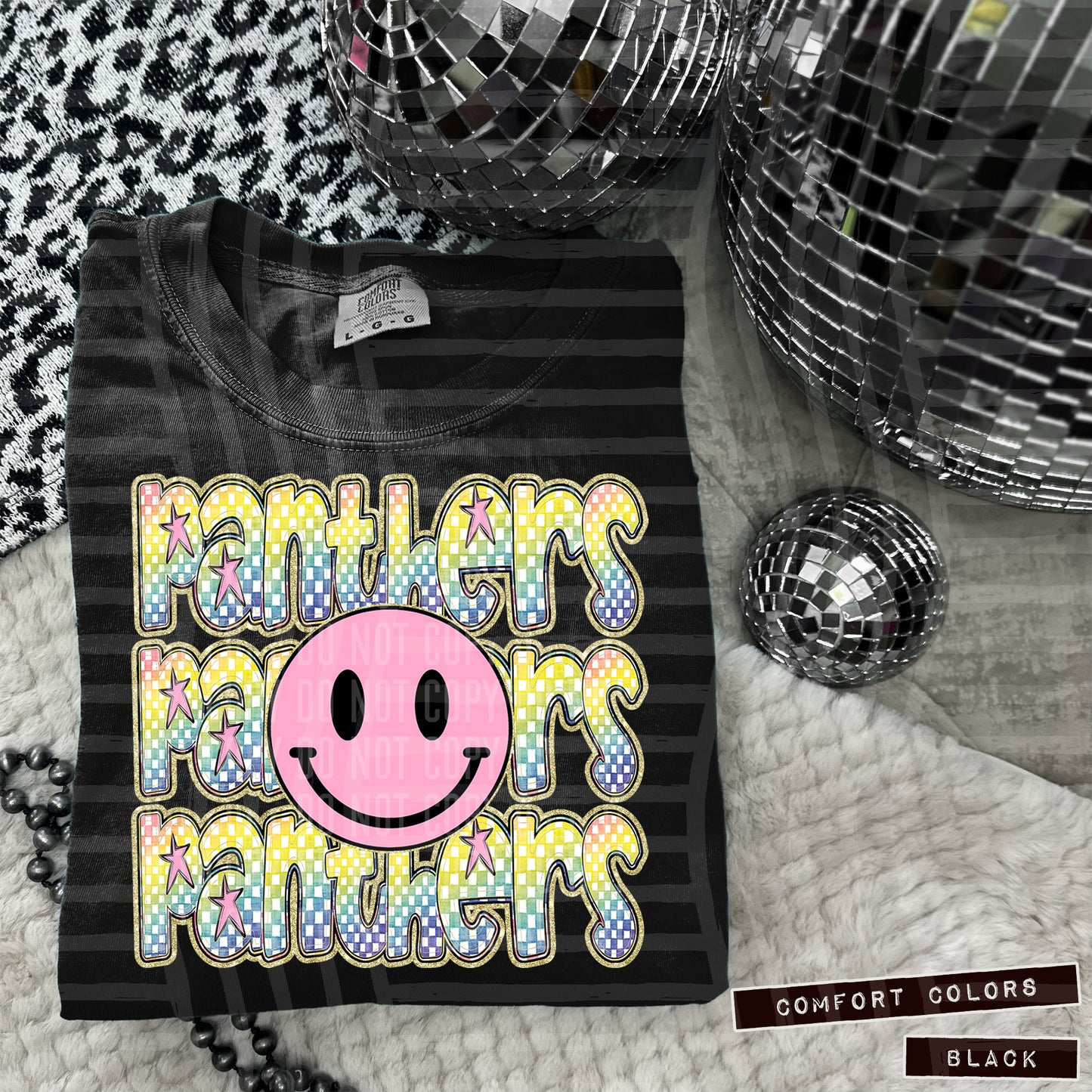 Pink Smiley Triple Stack (Dropdown)- DTF&UV
