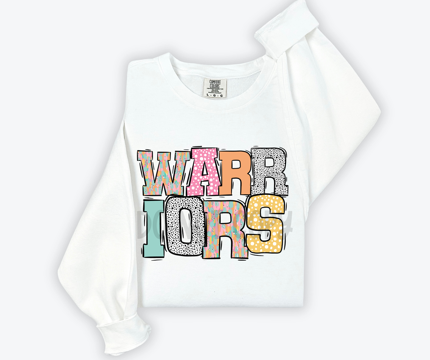 Pastel Stroke Varsity Mascots (ALL Mascots in this listing Dropdown)-DTF