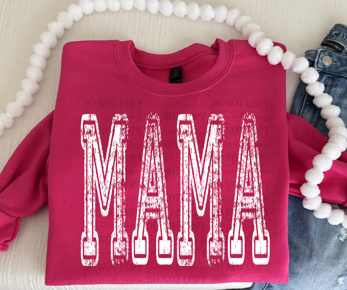 Distressed mama- DTF&UV