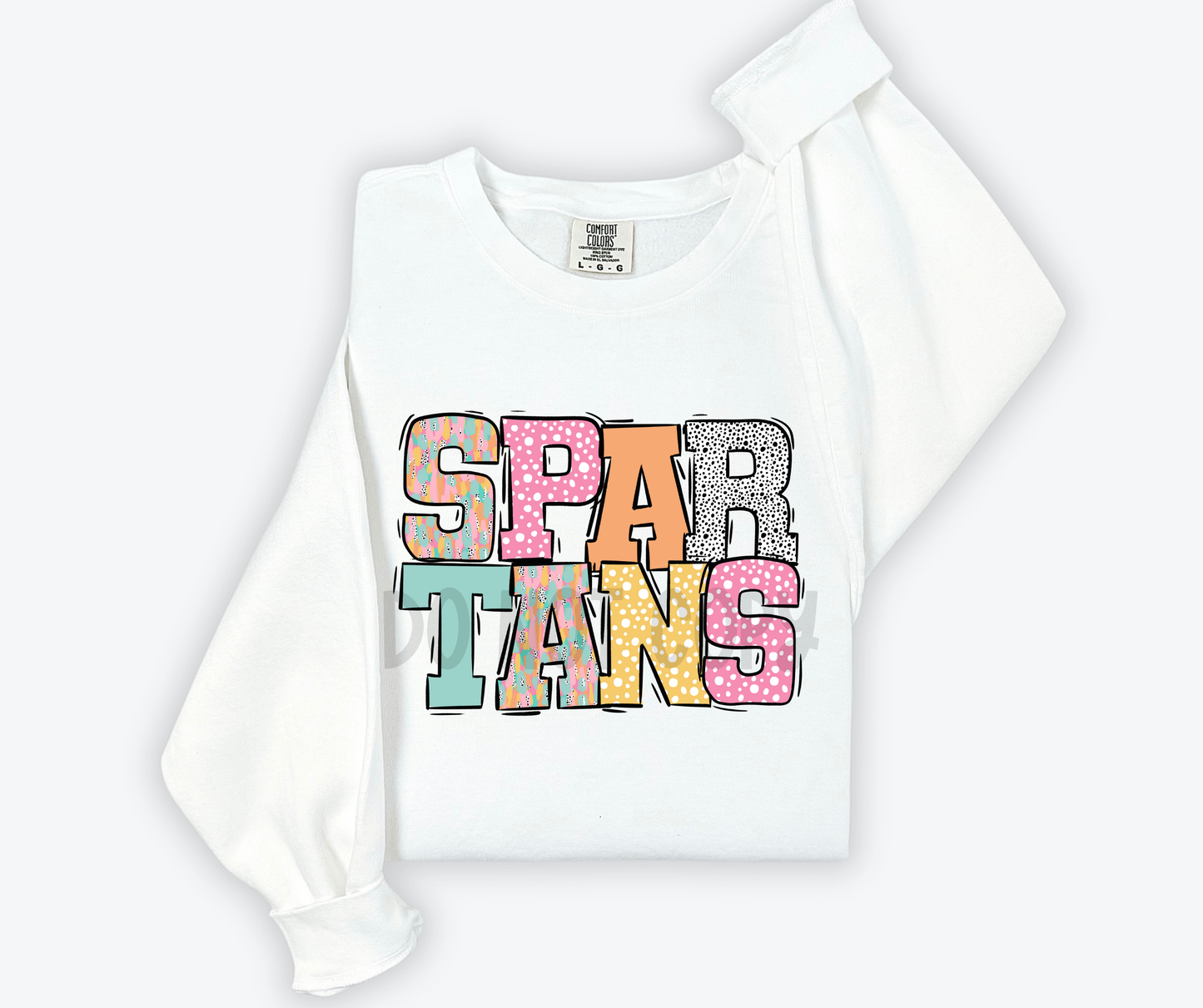 Pastel Stroke Varsity Mascots (ALL Mascots in this listing Dropdown)-DTF