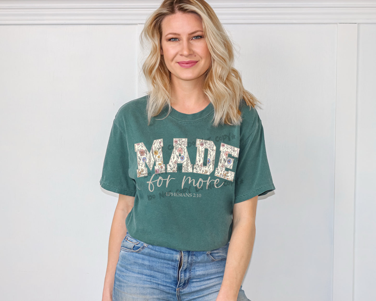 MADE for more flowers in word - DTF
