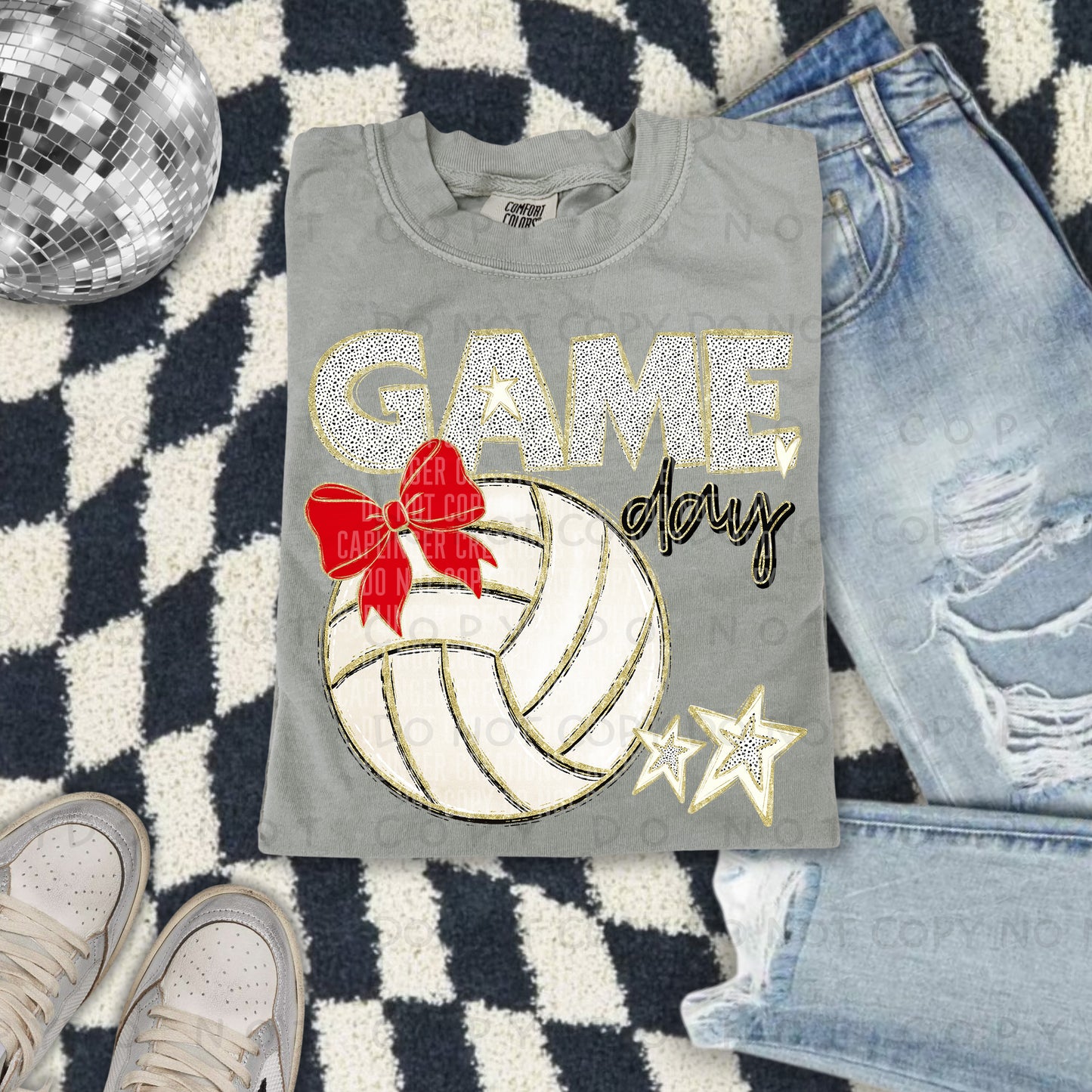 Game day Volleyball(all colors in dropdown)-DTF