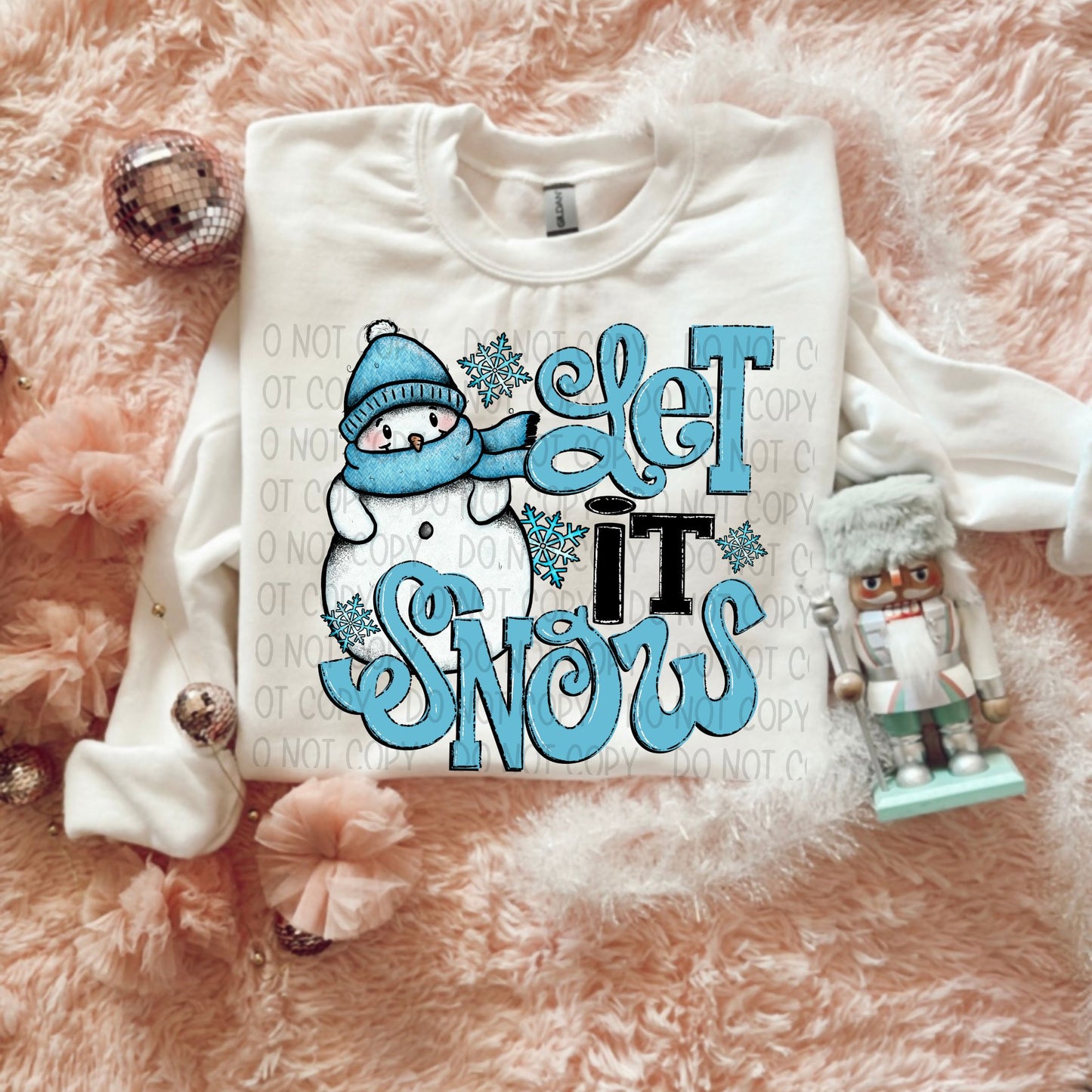 Let It black Snow-DTF