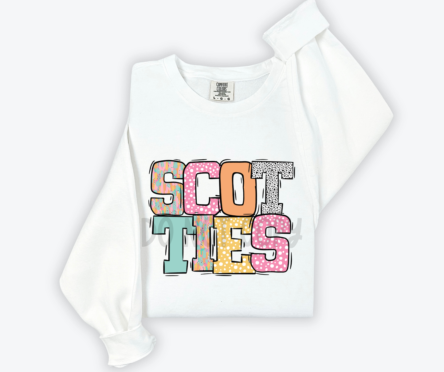Pastel Stroke Varsity Mascots (ALL Mascots in this listing Dropdown)-DTF