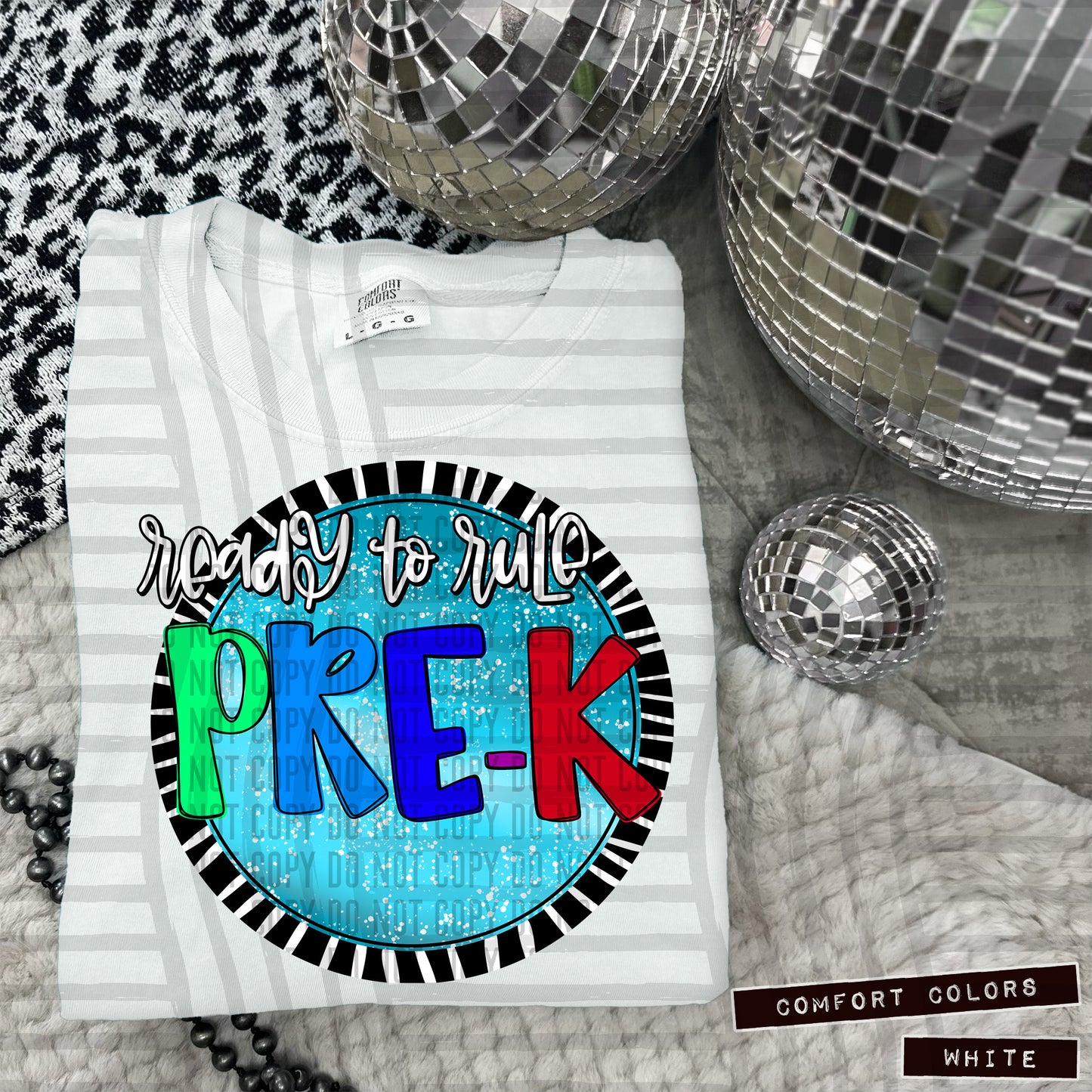 Ready to Rule- (PINK& BLUE Dropdown)- DTF&UV