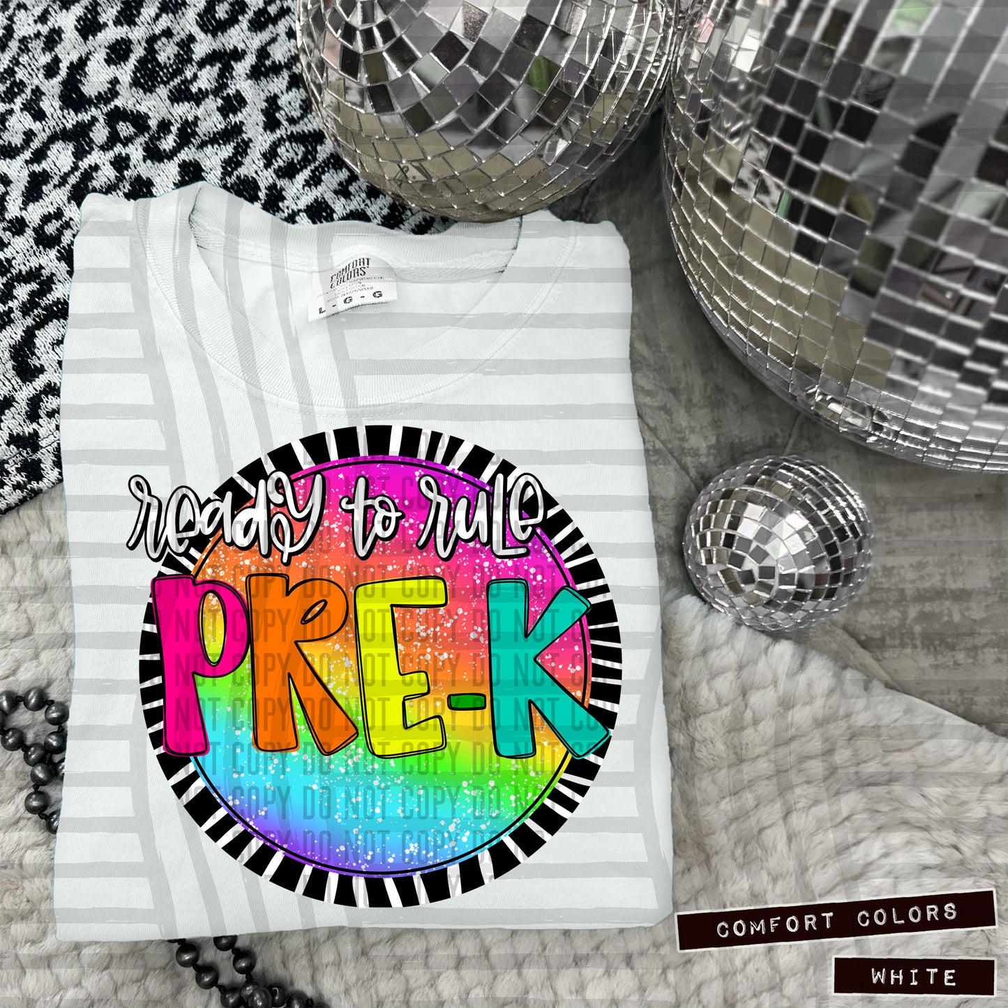 Ready to Rule- (PINK& BLUE Dropdown)- DTF&UV
