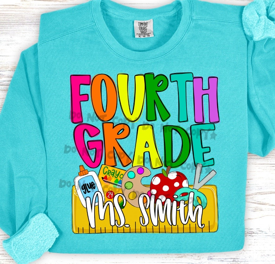 Back to School Nameplates-Custom-DTF or UV