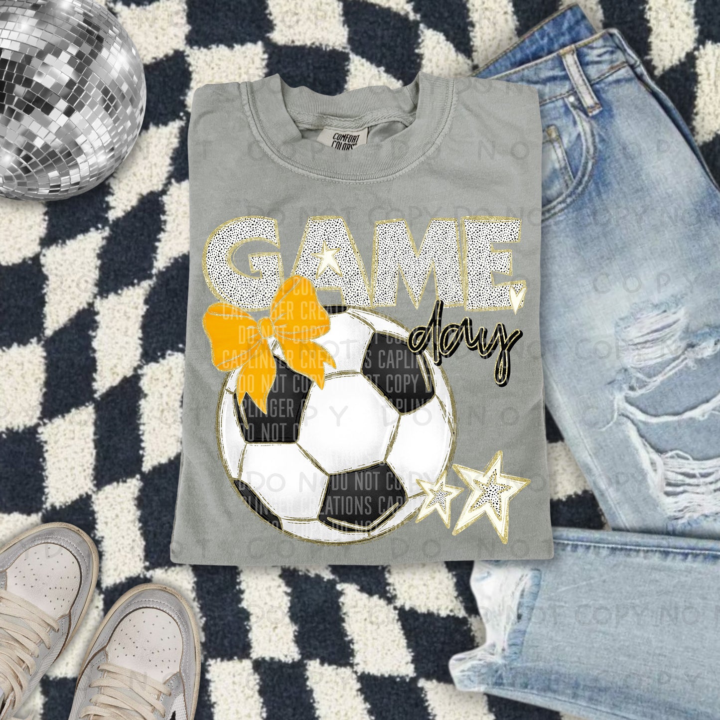 Game day Soccer(all colors in dropdown)-DTF