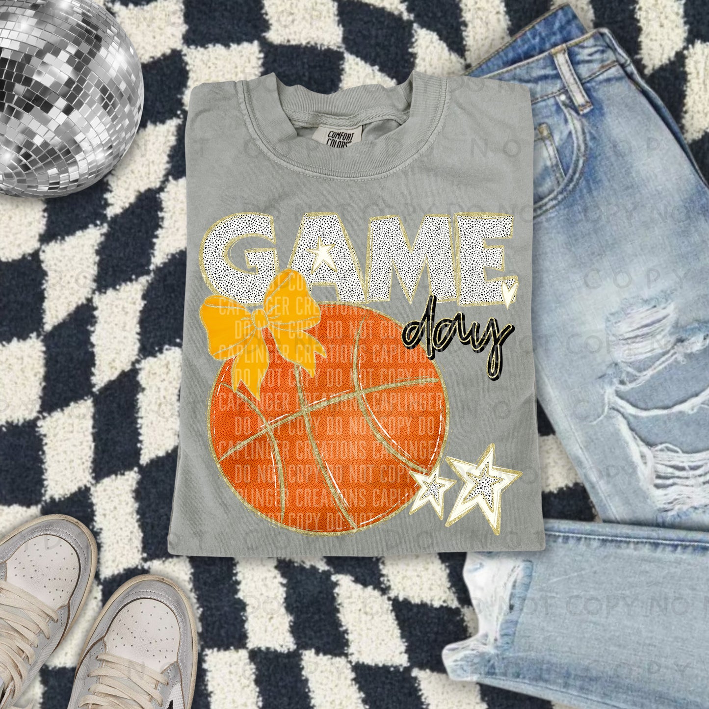 Game day Basketball(all colors in dropdown)-DTF