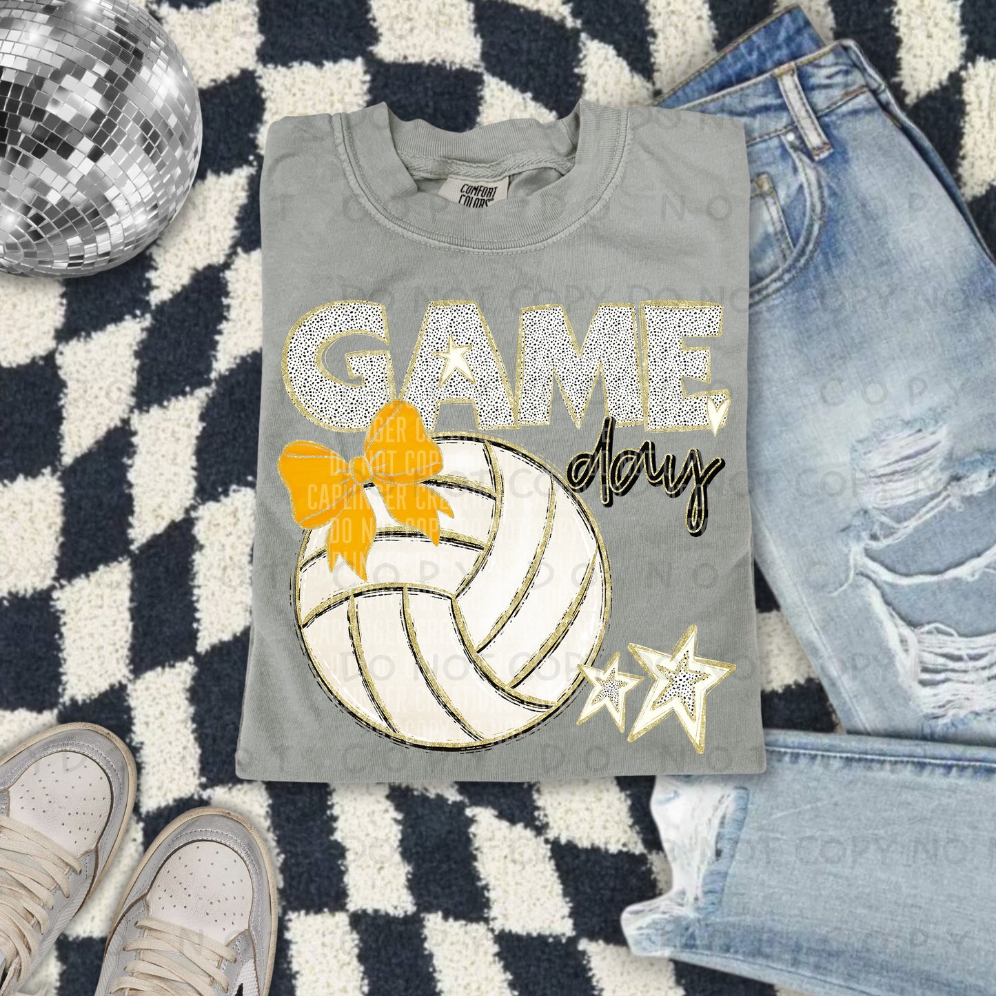 Game day Volleyball(all colors in dropdown)-DTF
