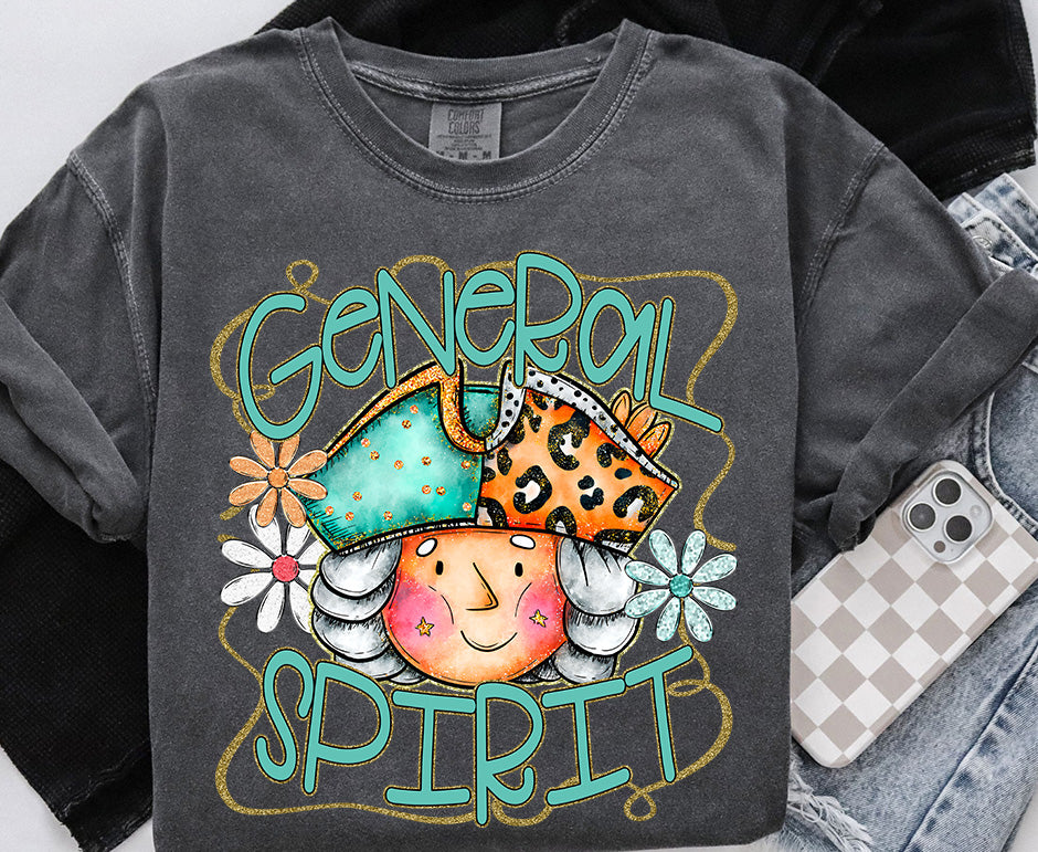 Funky Retro Spirit Mascot (dropdown)-DTF&UV