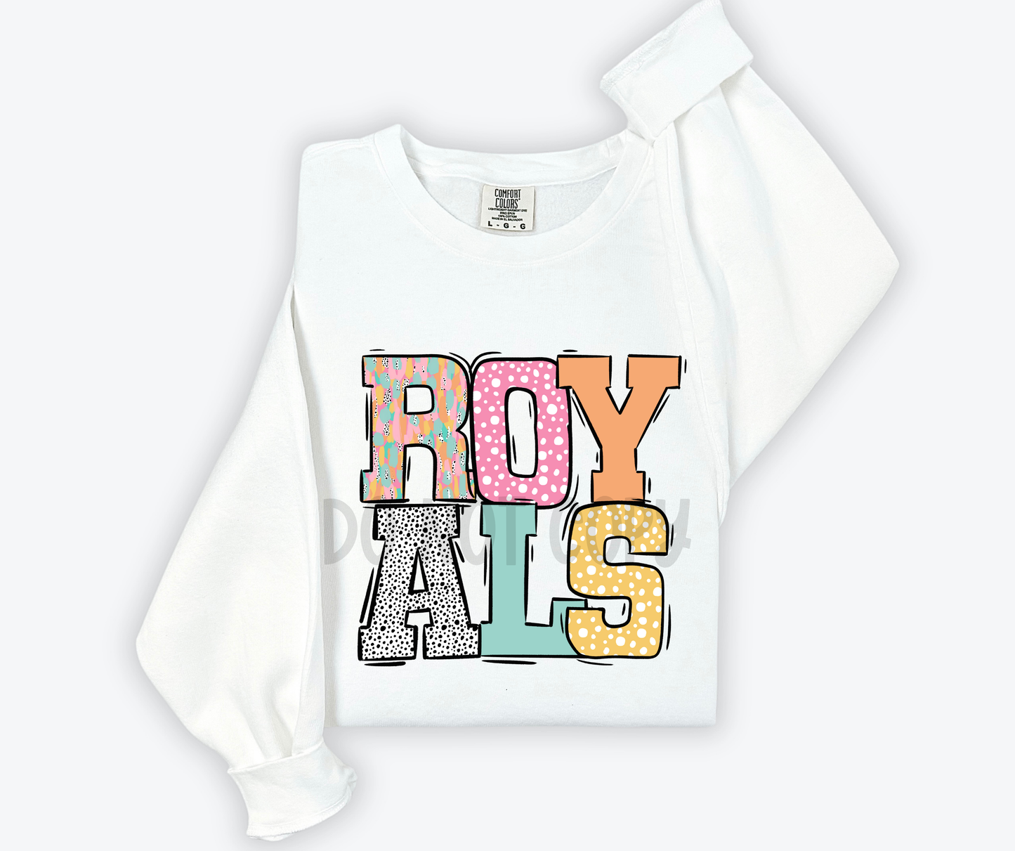 Pastel Stroke Varsity Mascots (ALL Mascots in this listing Dropdown)-DTF
