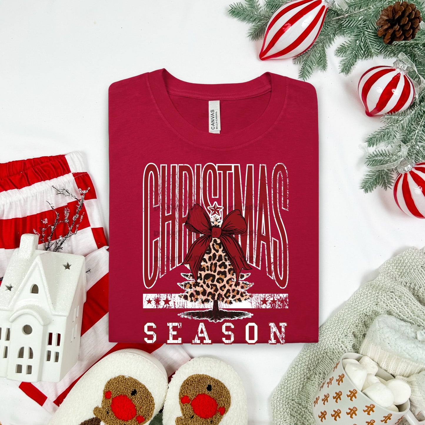 Christmas Season Leopard Tree- -DTF&UV