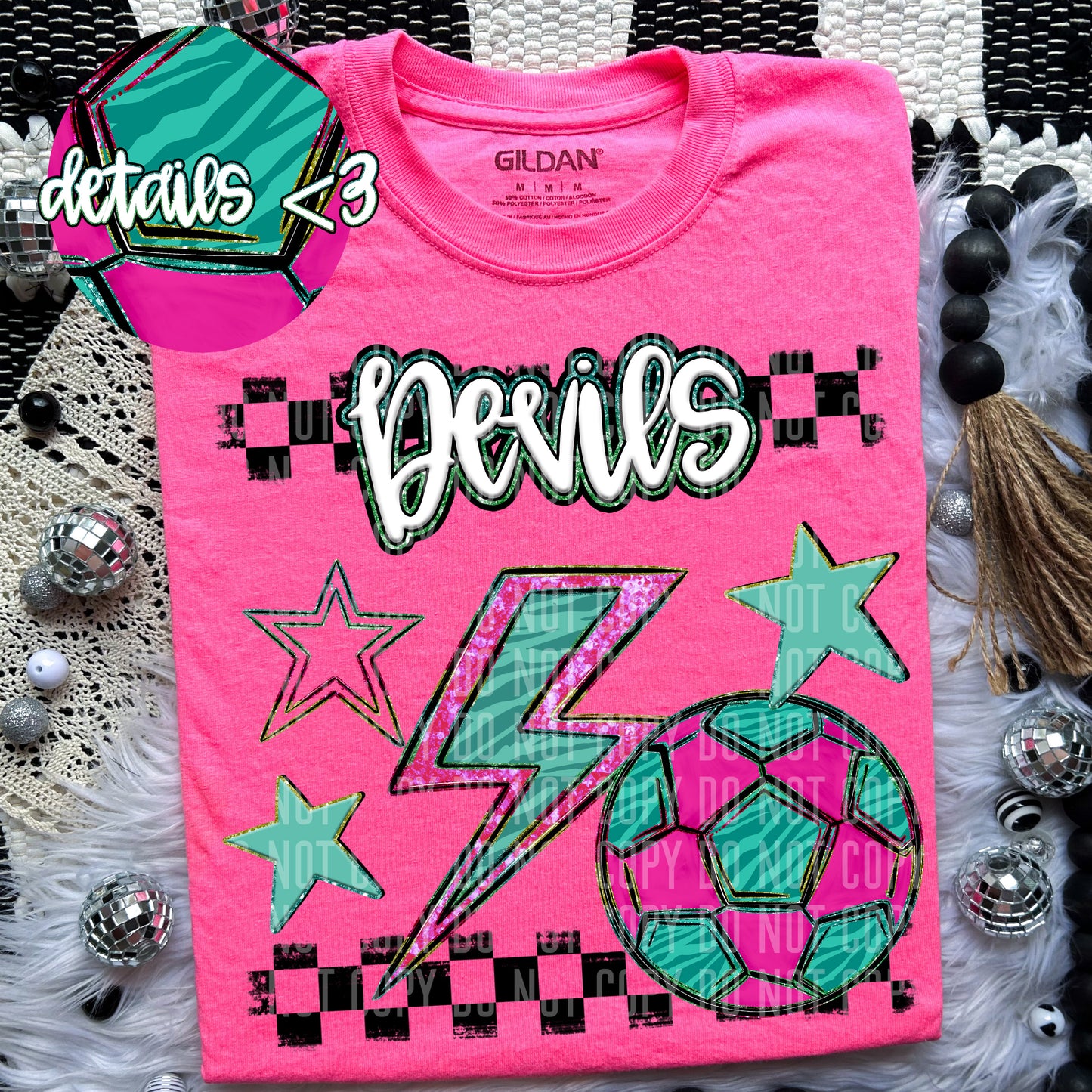 Soccer Bolt Mascots(Dropdown)-DTF