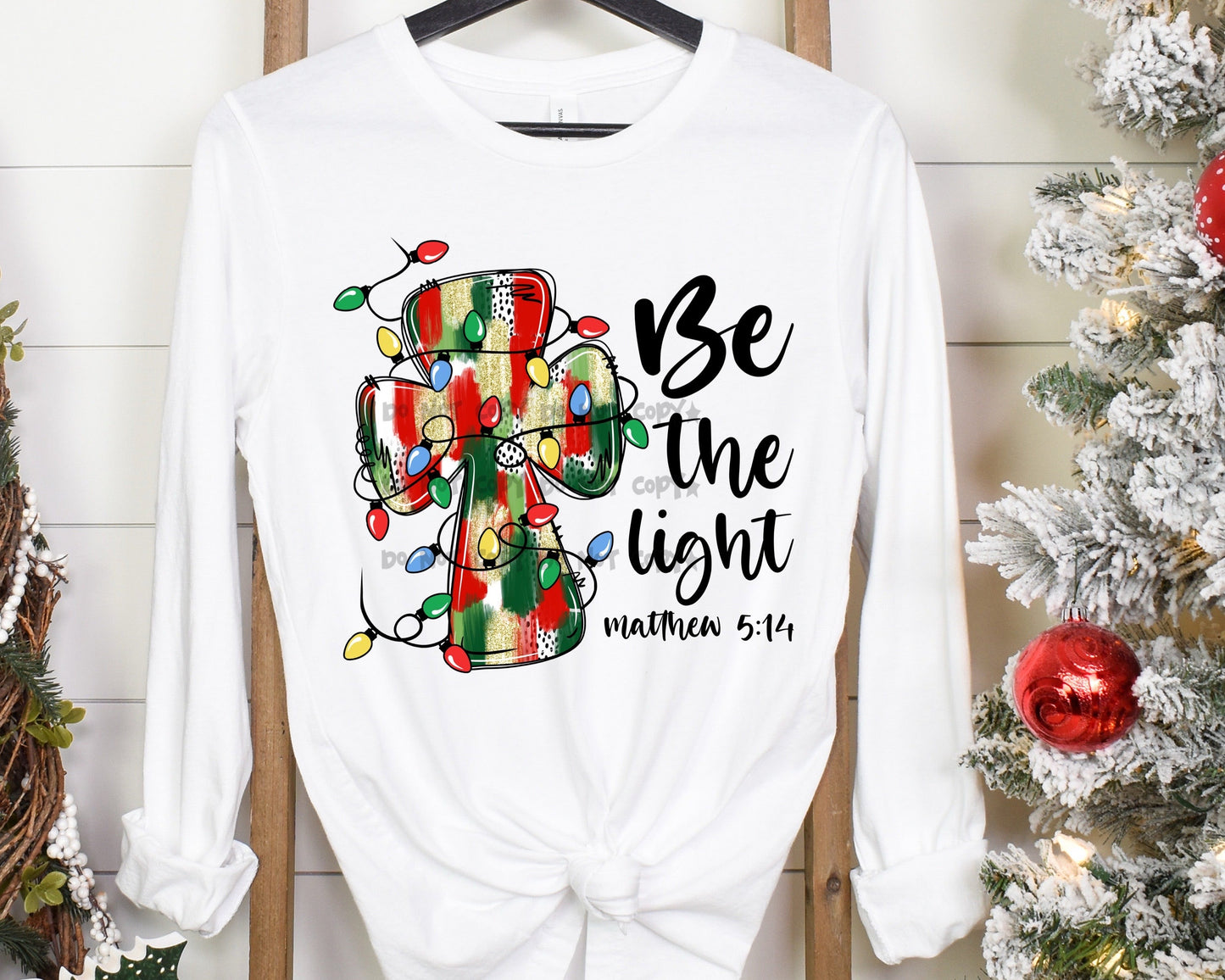 Be the light brushstroke cross-DTF