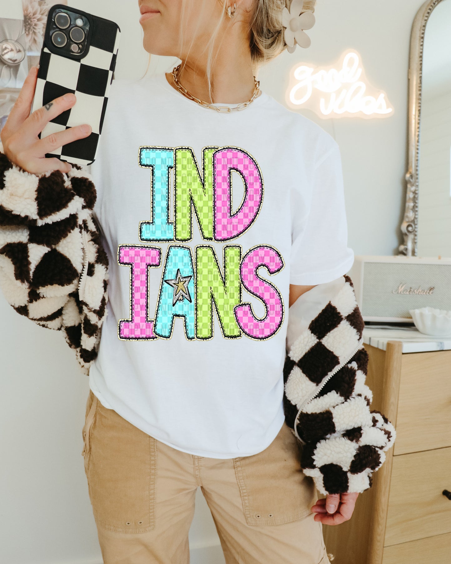 Bright Checkered (all in dropdown)-DTF