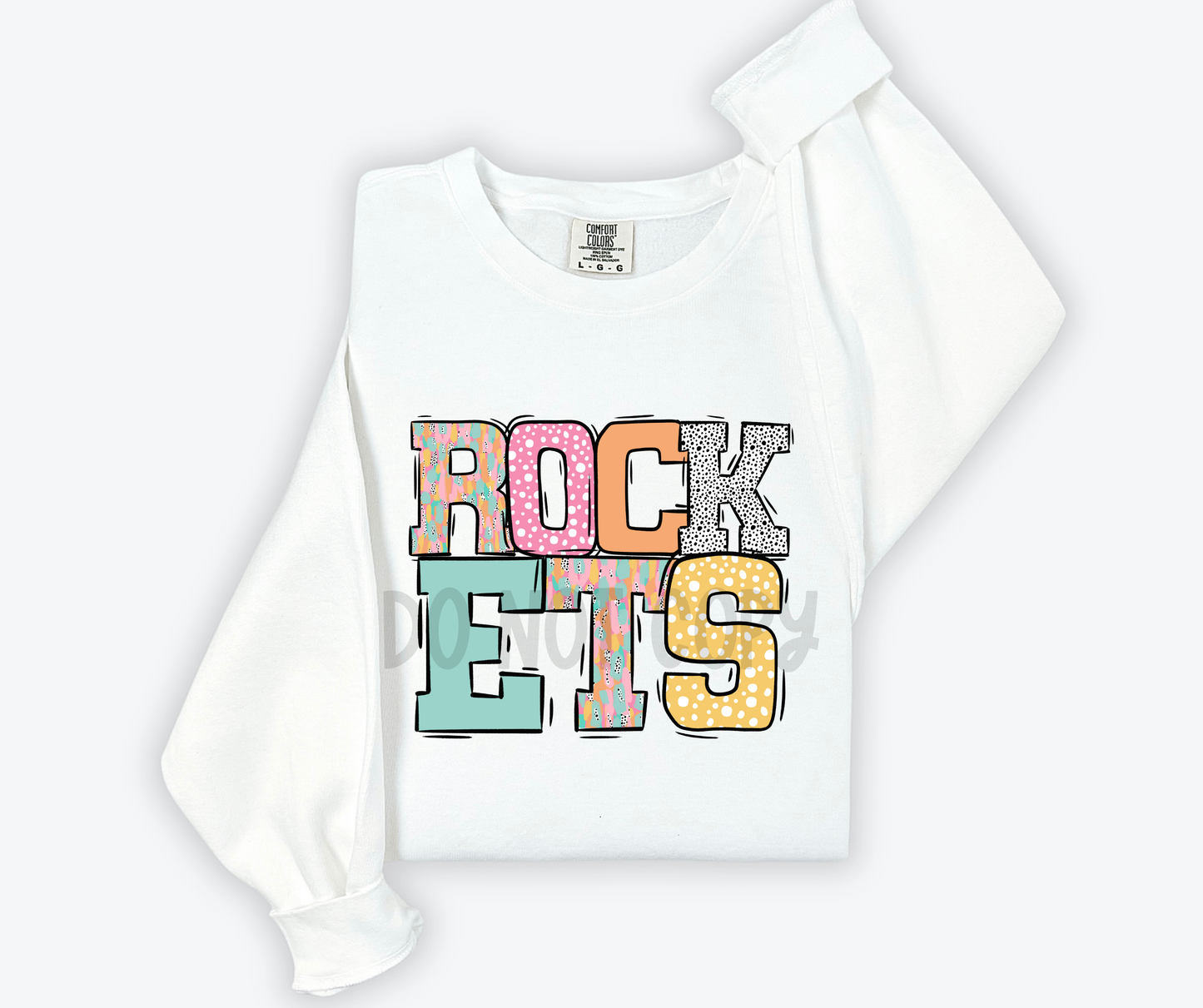 Pastel Stroke Varsity Mascots (ALL Mascots in this listing Dropdown)-DTF