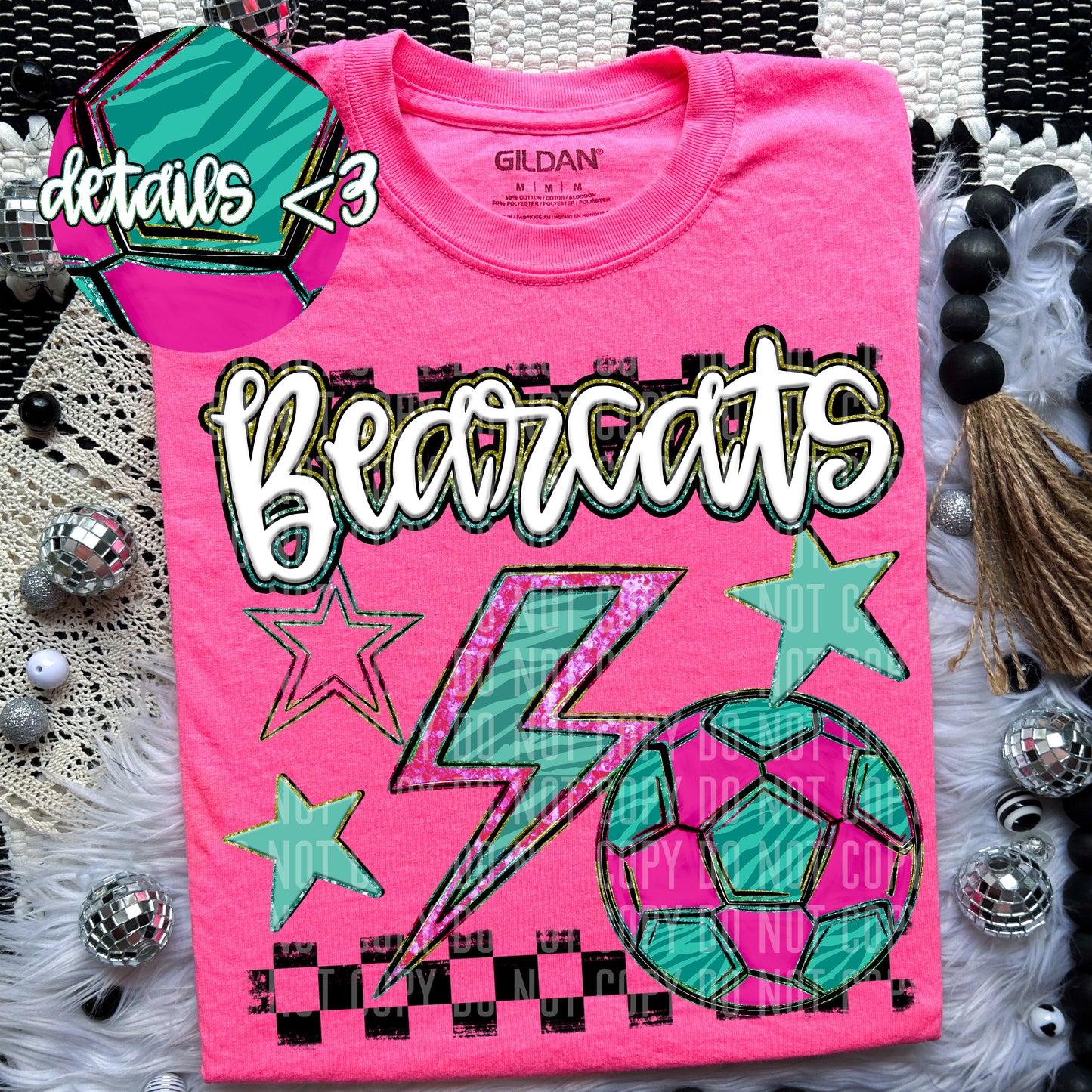Soccer Bolt Mascots(Dropdown)-DTF