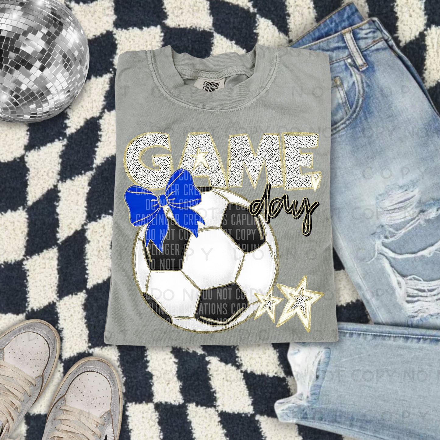 Game day Soccer(all colors in dropdown)-DTF