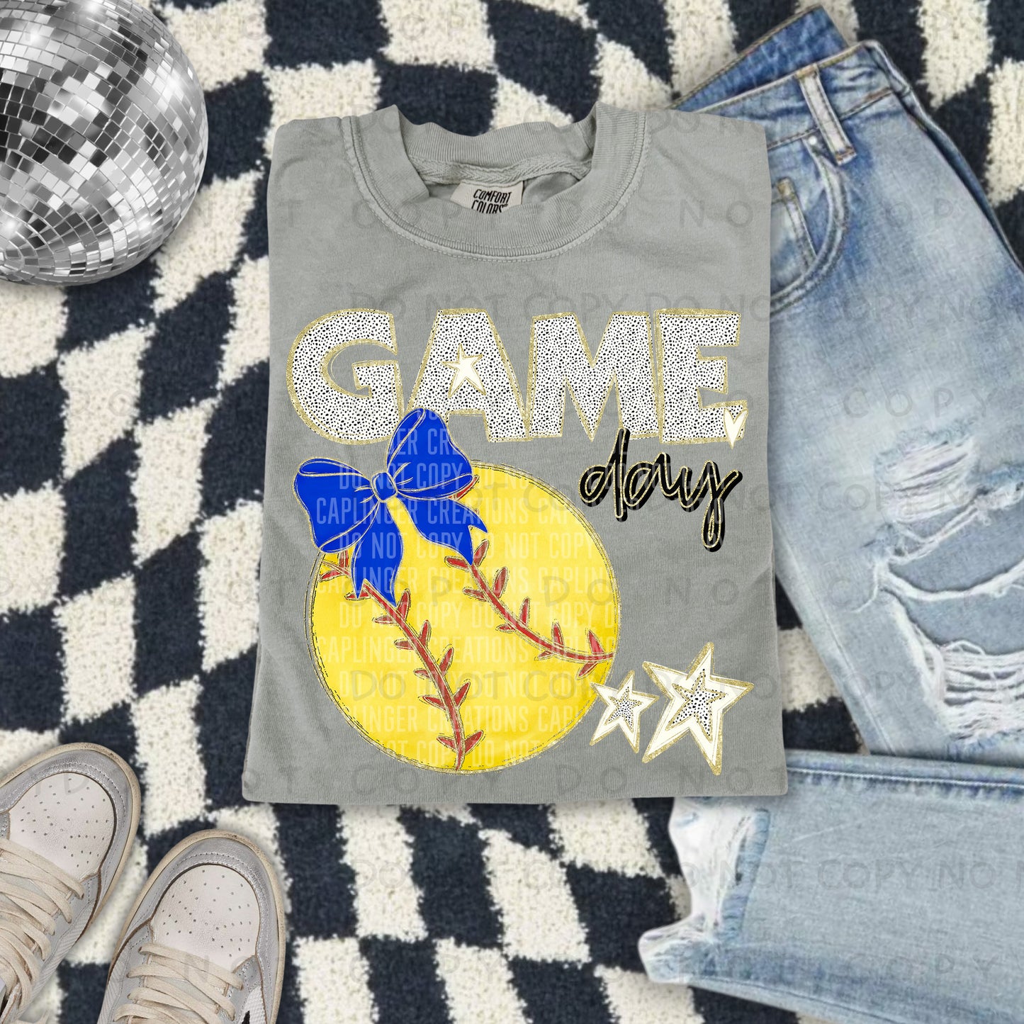 Game day Softball(all colors in dropdown)-DTF