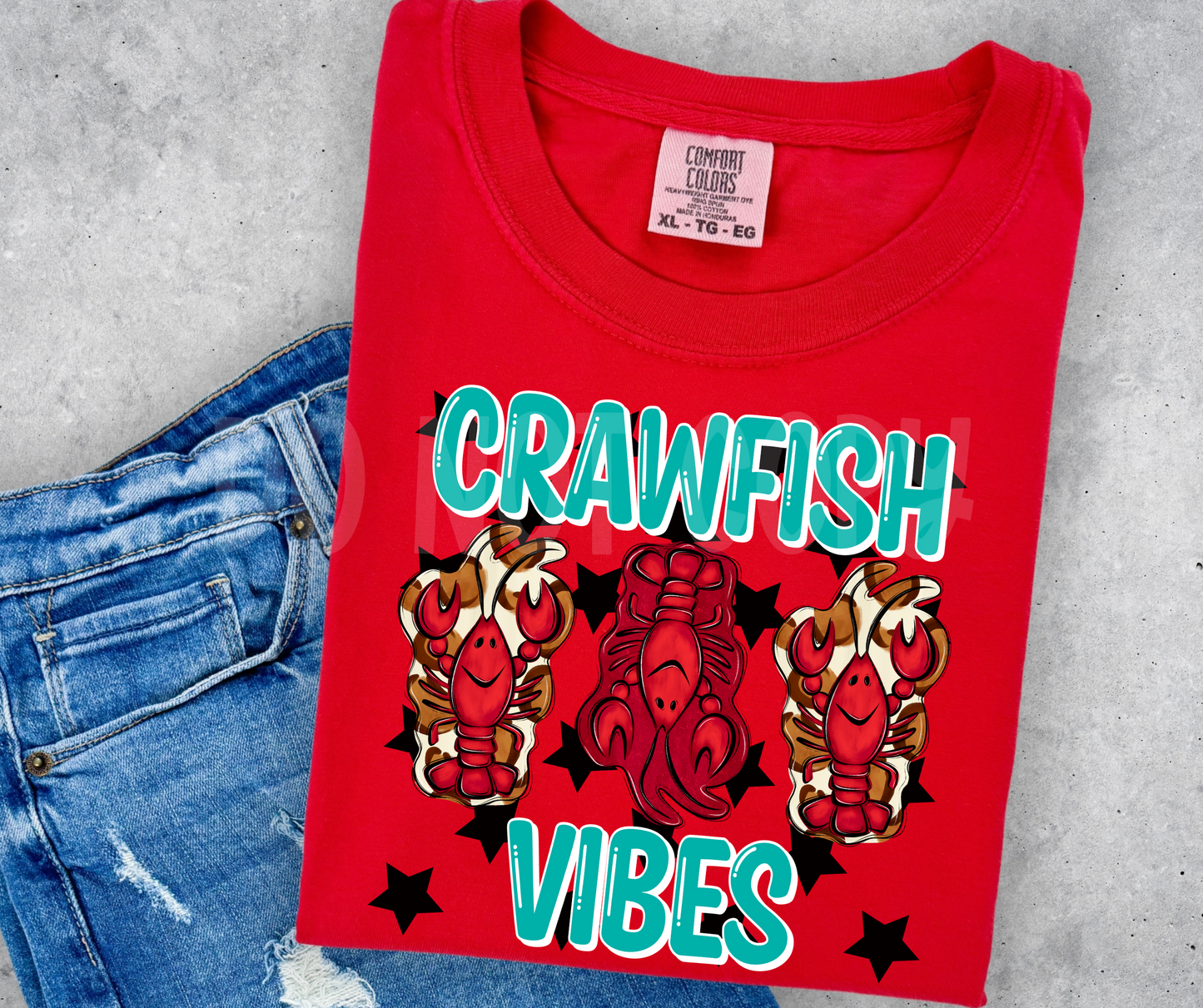 Crawfish Vibes Cheetah-DTF