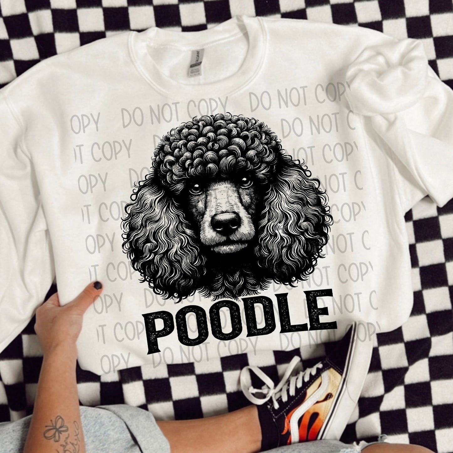 Poodle Portrait - DTF