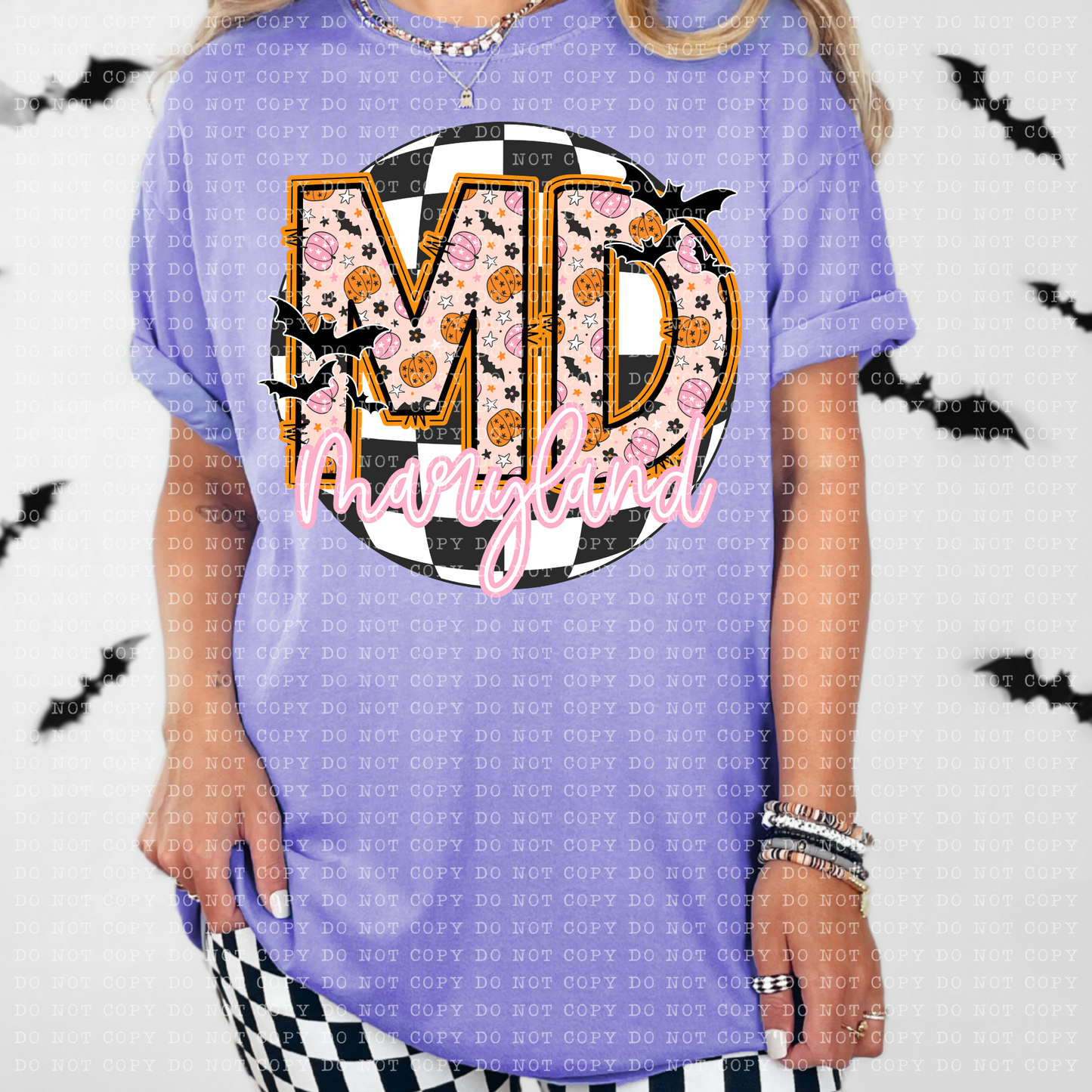 Pumpkin batty STATES (dropdown)-DTF&UV