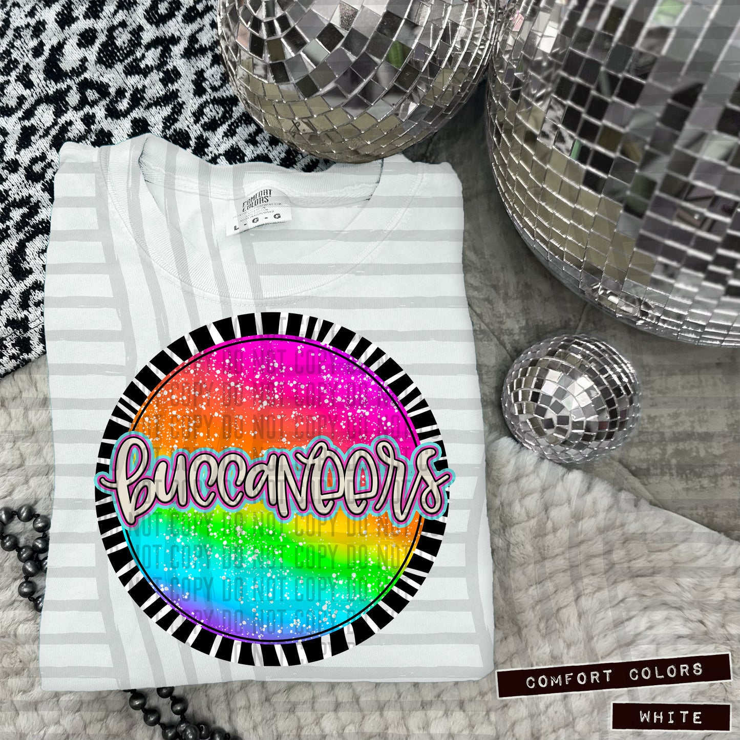 Rainbow Splatter Rounds(Dropdown)- DTF&UV
