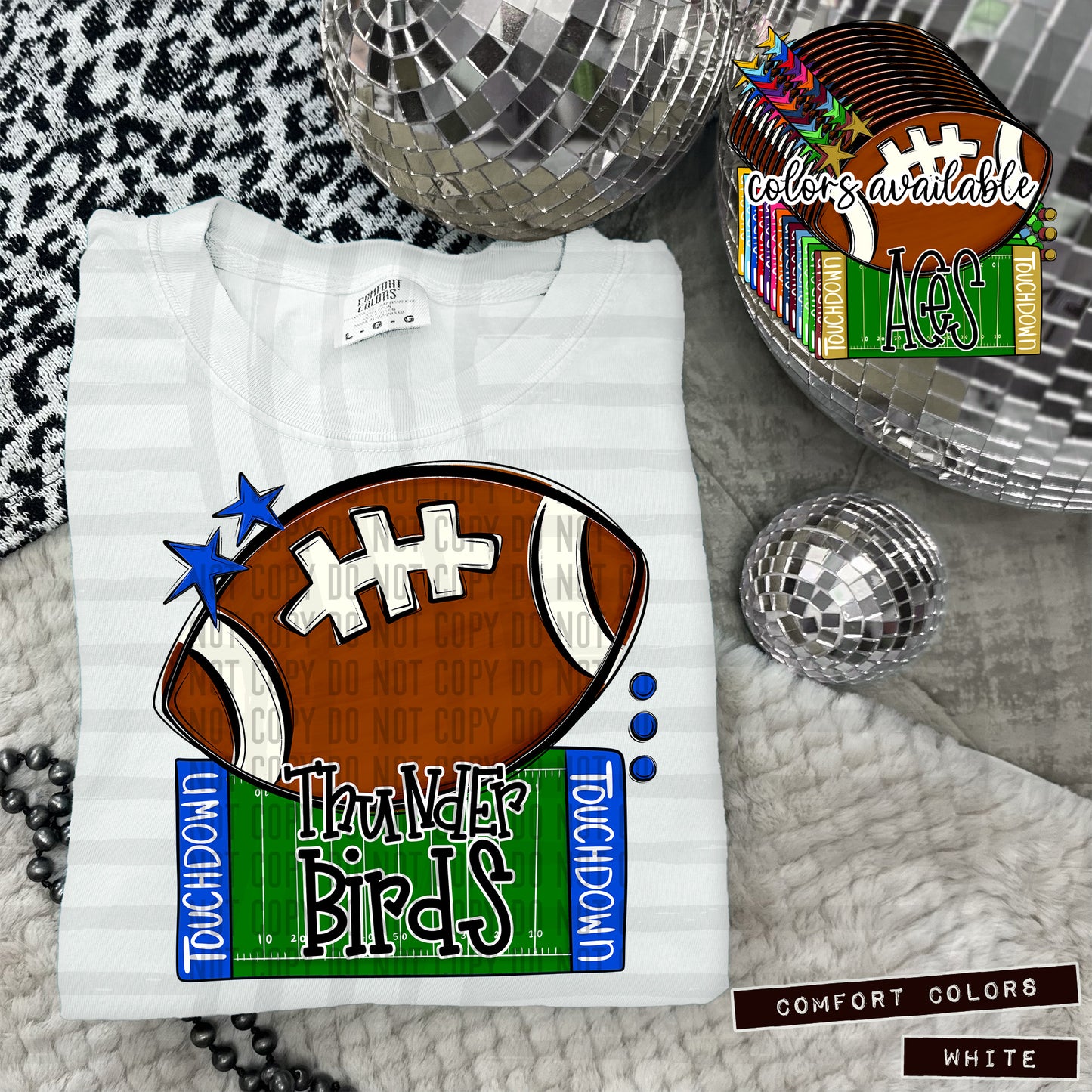 4 FOOTBALL NAME PLATES (ALL COLORS dropdown)-DTF&UV