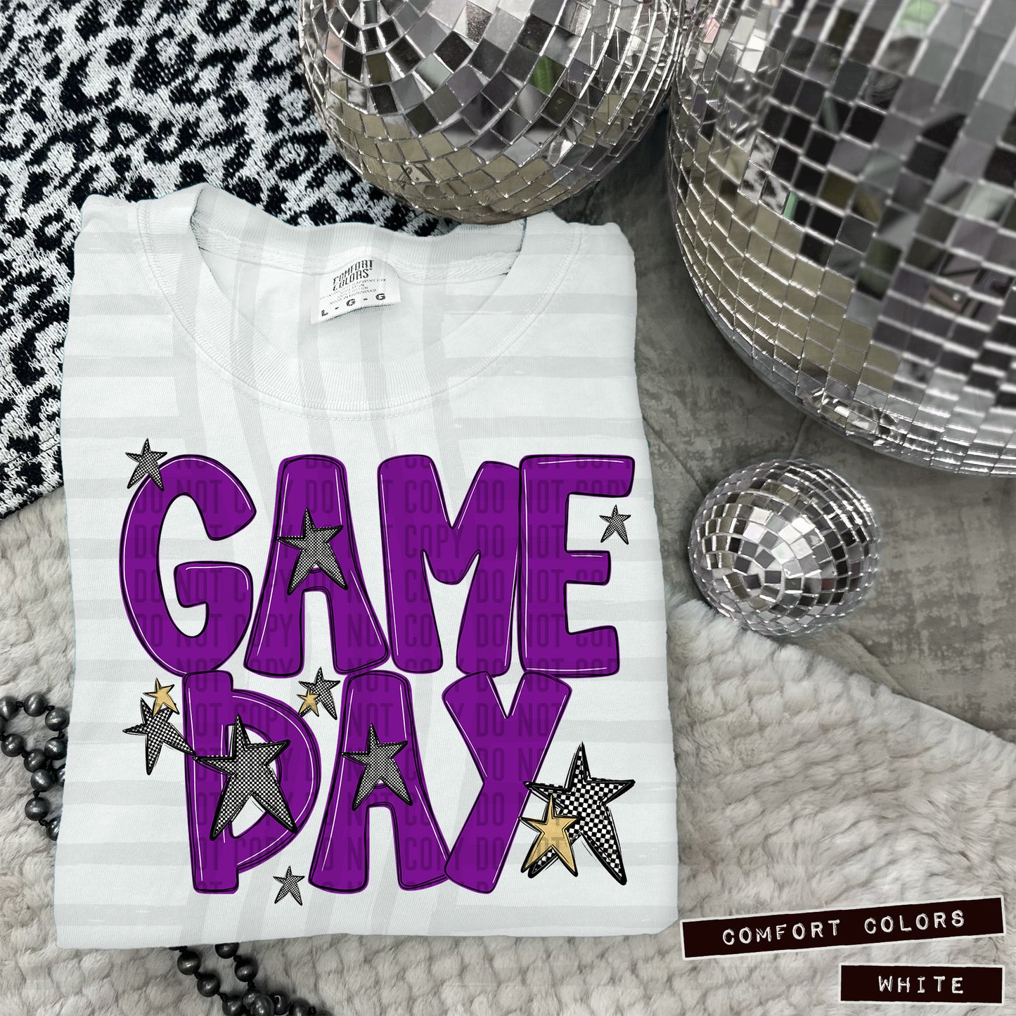 Game day Checkmate (colors dropdown)-DTF&UV