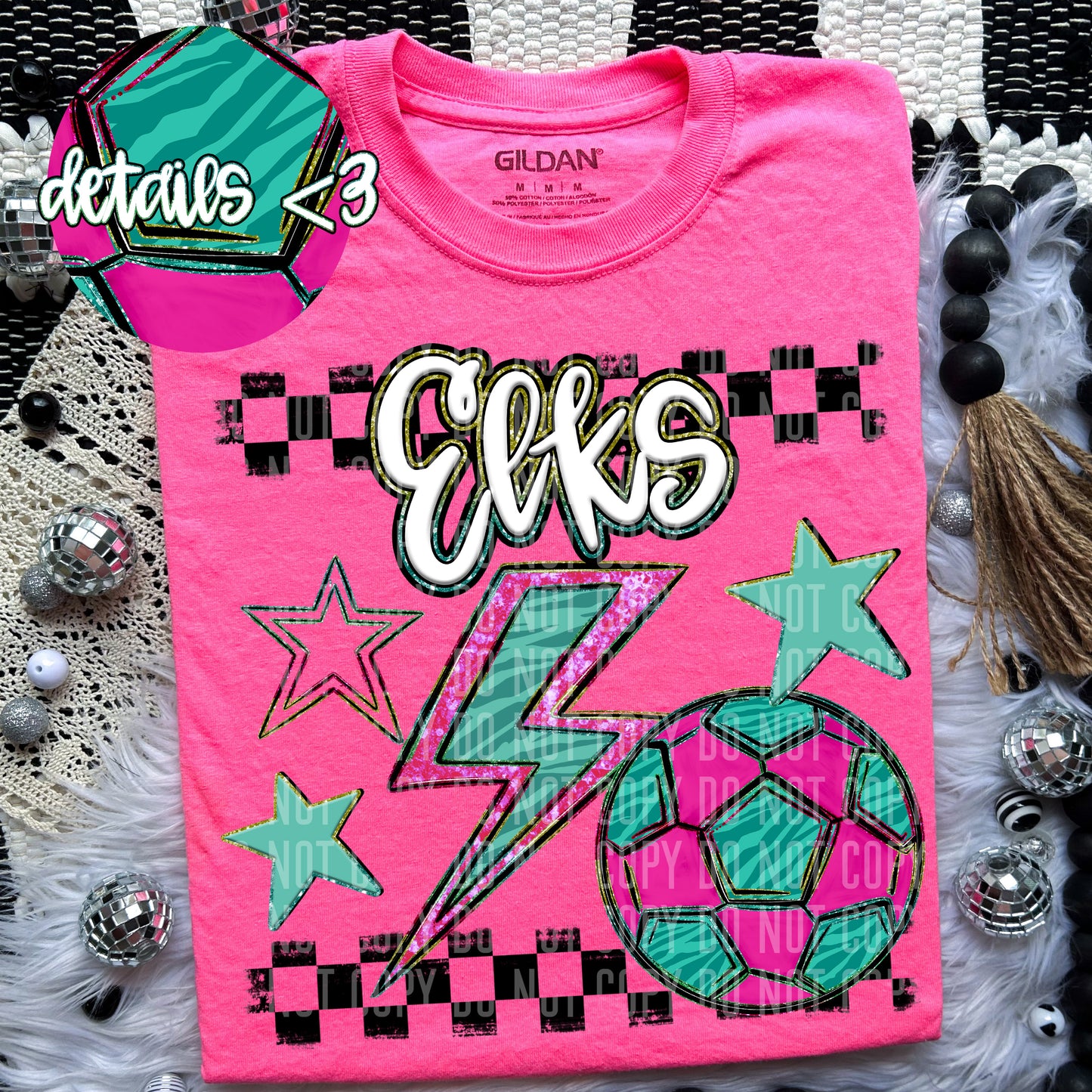 Soccer Bolt Mascots(Dropdown)-DTF