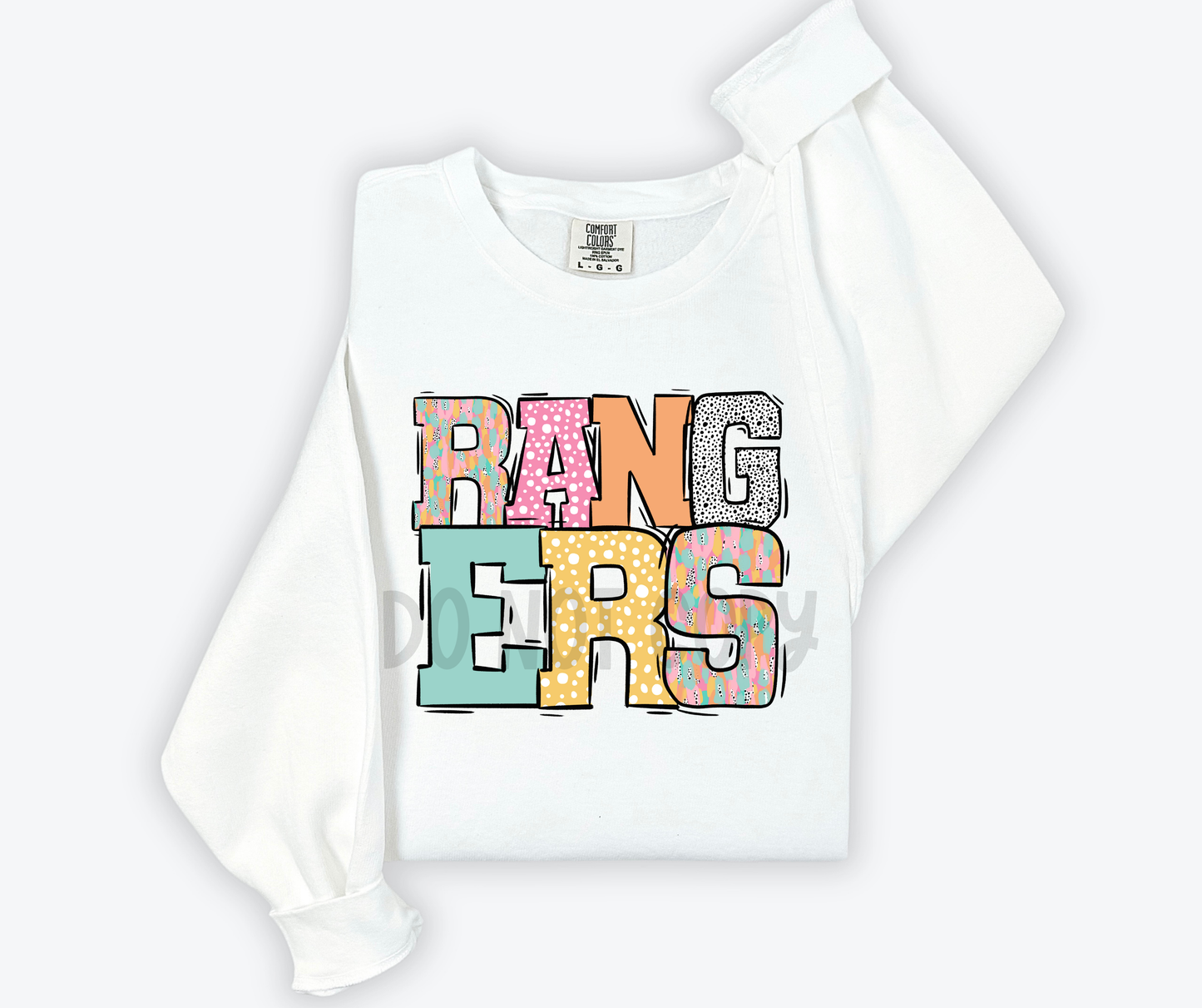 Pastel Stroke Varsity Mascots (ALL Mascots in this listing Dropdown)-DTF