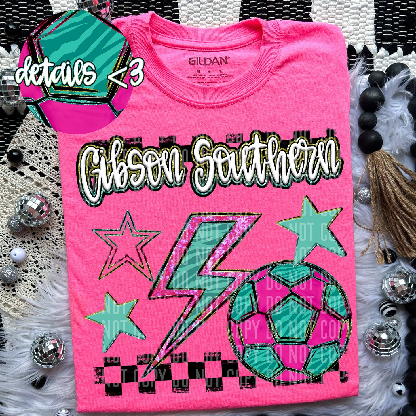 Soccer Bolt Mascots(Dropdown)-DTF
