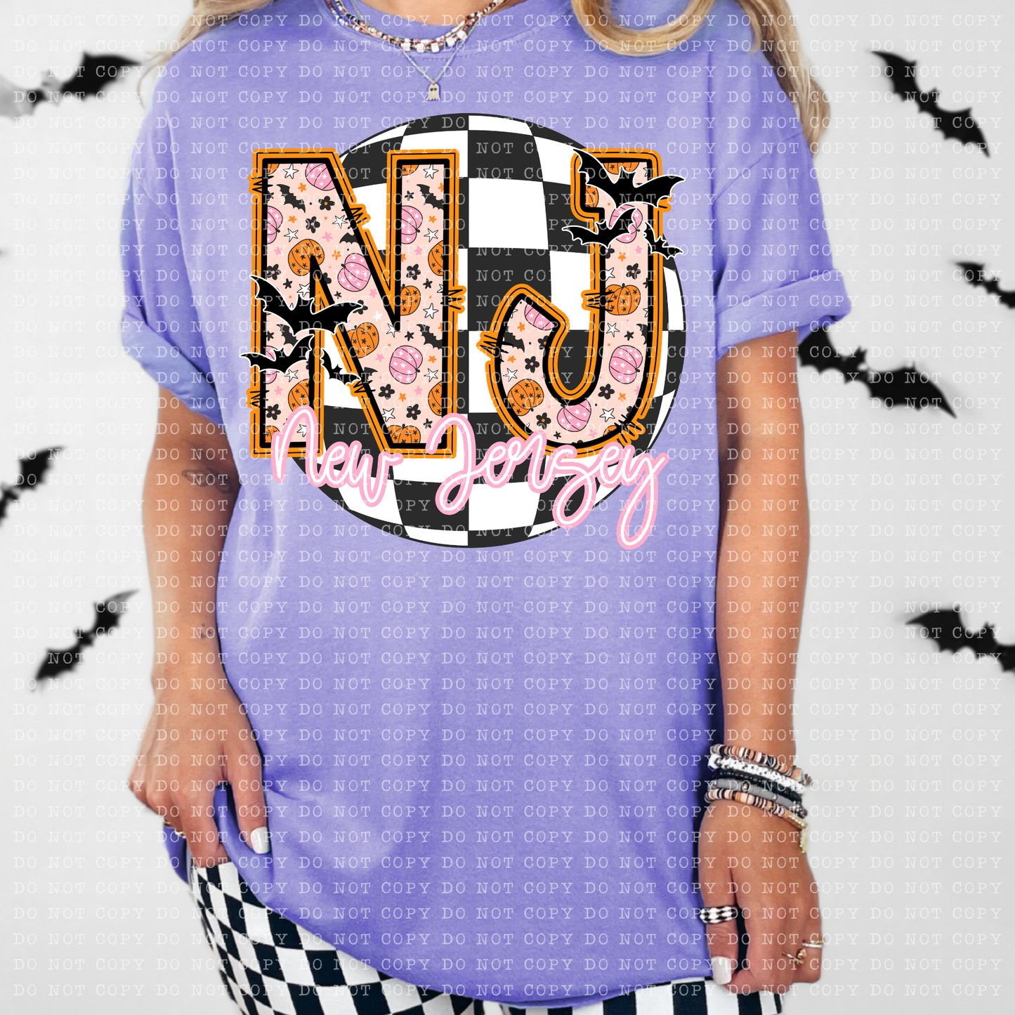 Pumpkin batty STATES (dropdown)-DTF&UV