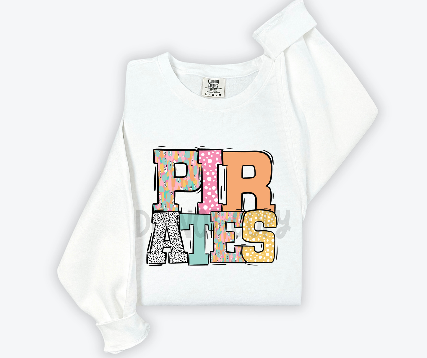Pastel Stroke Varsity Mascots (ALL Mascots in this listing Dropdown)-DTF