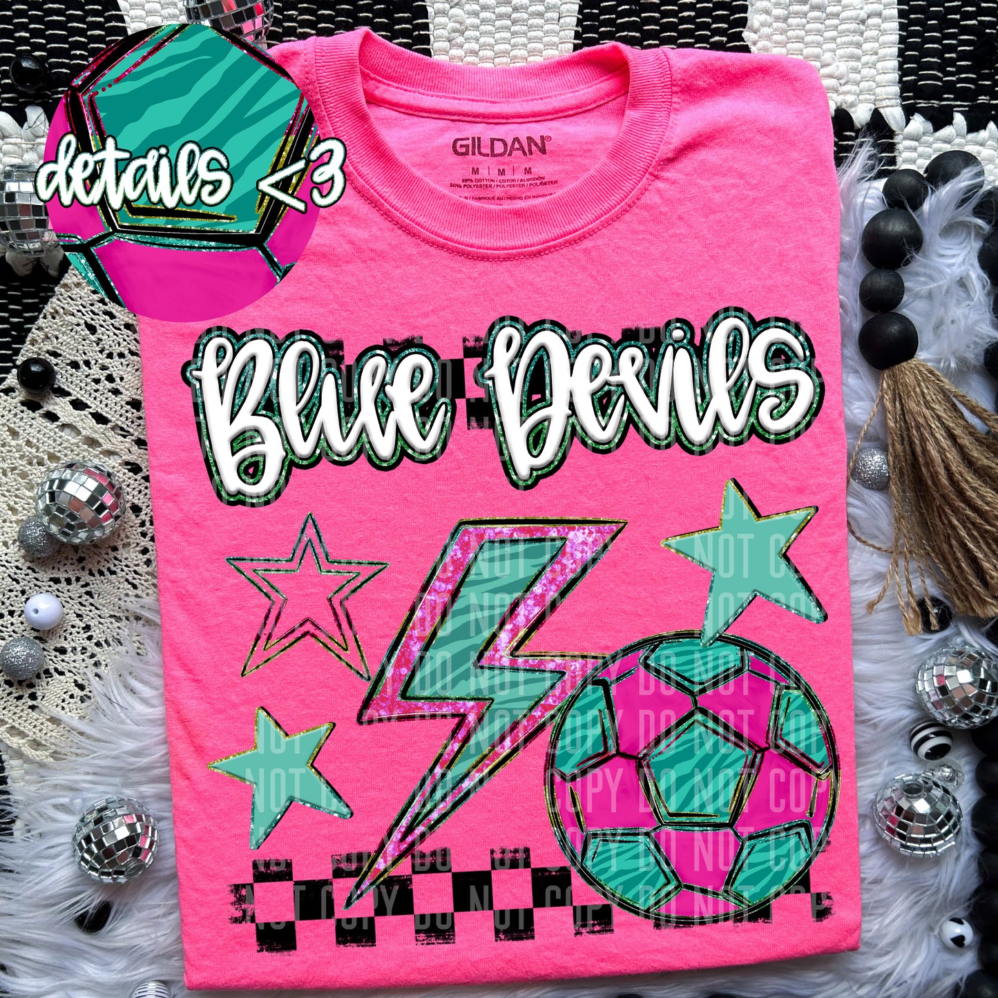 Soccer Bolt Mascots(Dropdown)-DTF