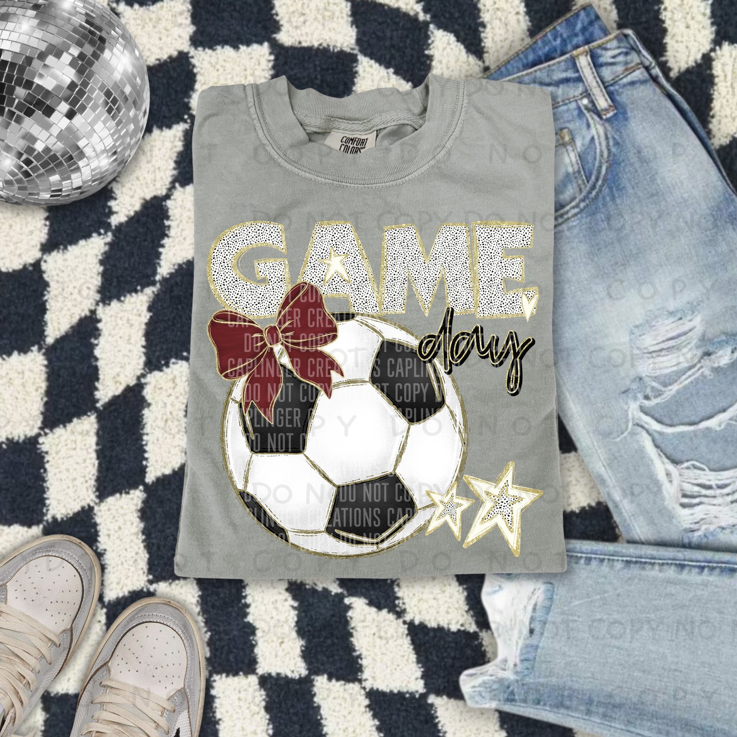 Game day Soccer(all colors in dropdown)-DTF