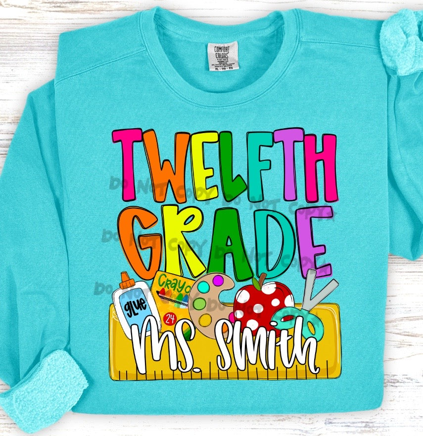 Back to School Nameplates-Custom-DTF or UV