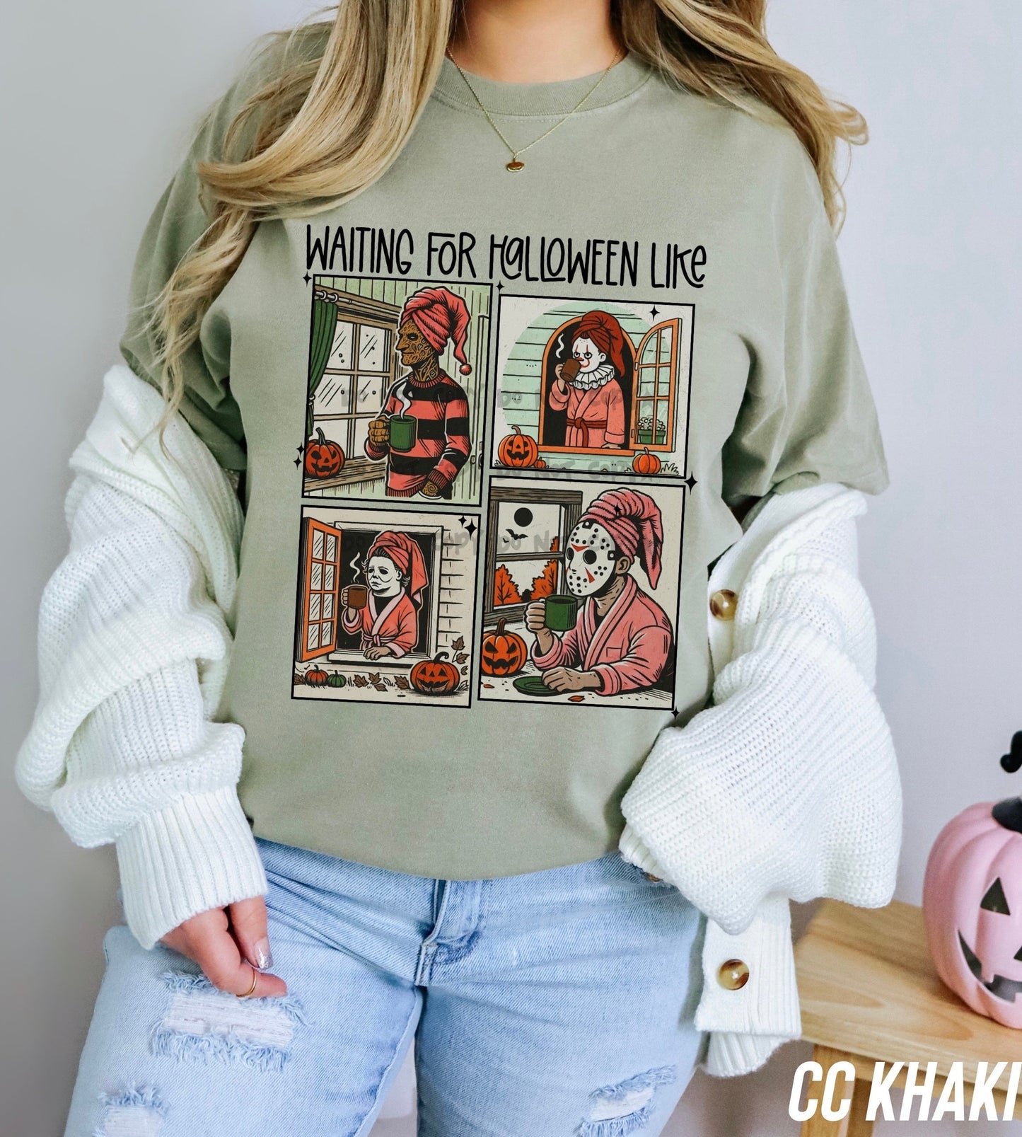 Waiting for halloween like-DTF