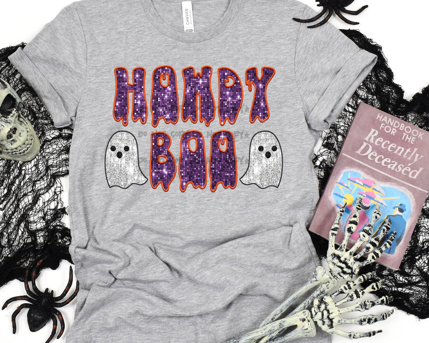 Howdy boo sequin -DTF