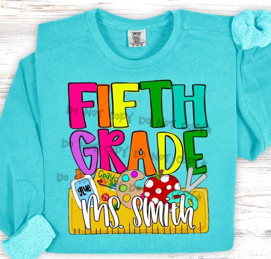 Back to School Nameplates-Custom-DTF or UV