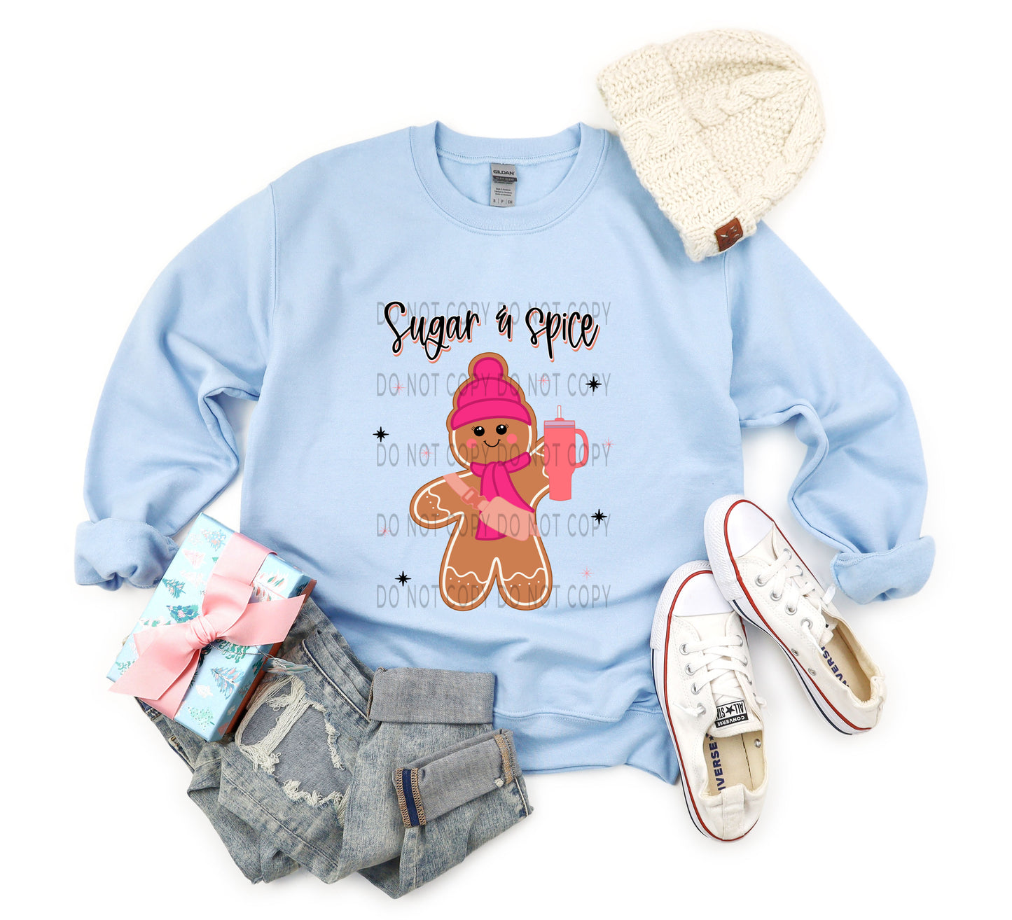 Sugar And Spice Pink Gingerbread - DTF